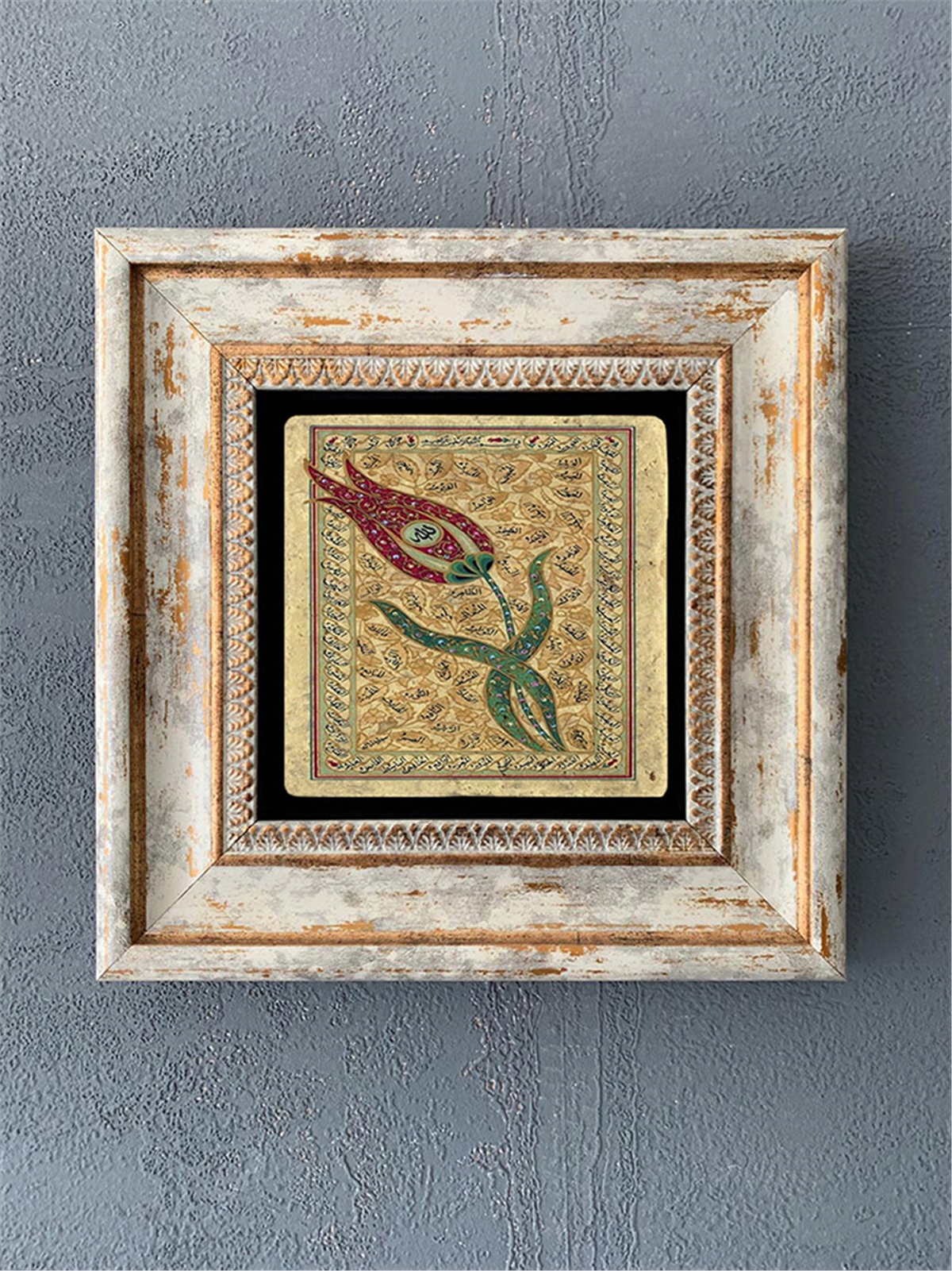 OSCAR STONE DECOR TEKLİ ÇERÇEVELİ DOĞALTAŞ DUVAR DEKORU / CDD1-40-498 (WALL DECOR)