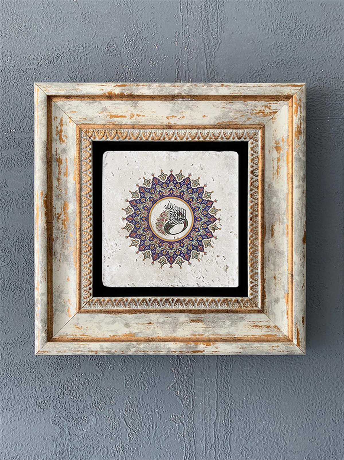OSCAR STONE DECOR TEKLİ ÇERÇEVELİ DOĞALTAŞ DUVAR DEKORU / CDD1-40-431 (WALL DECOR)