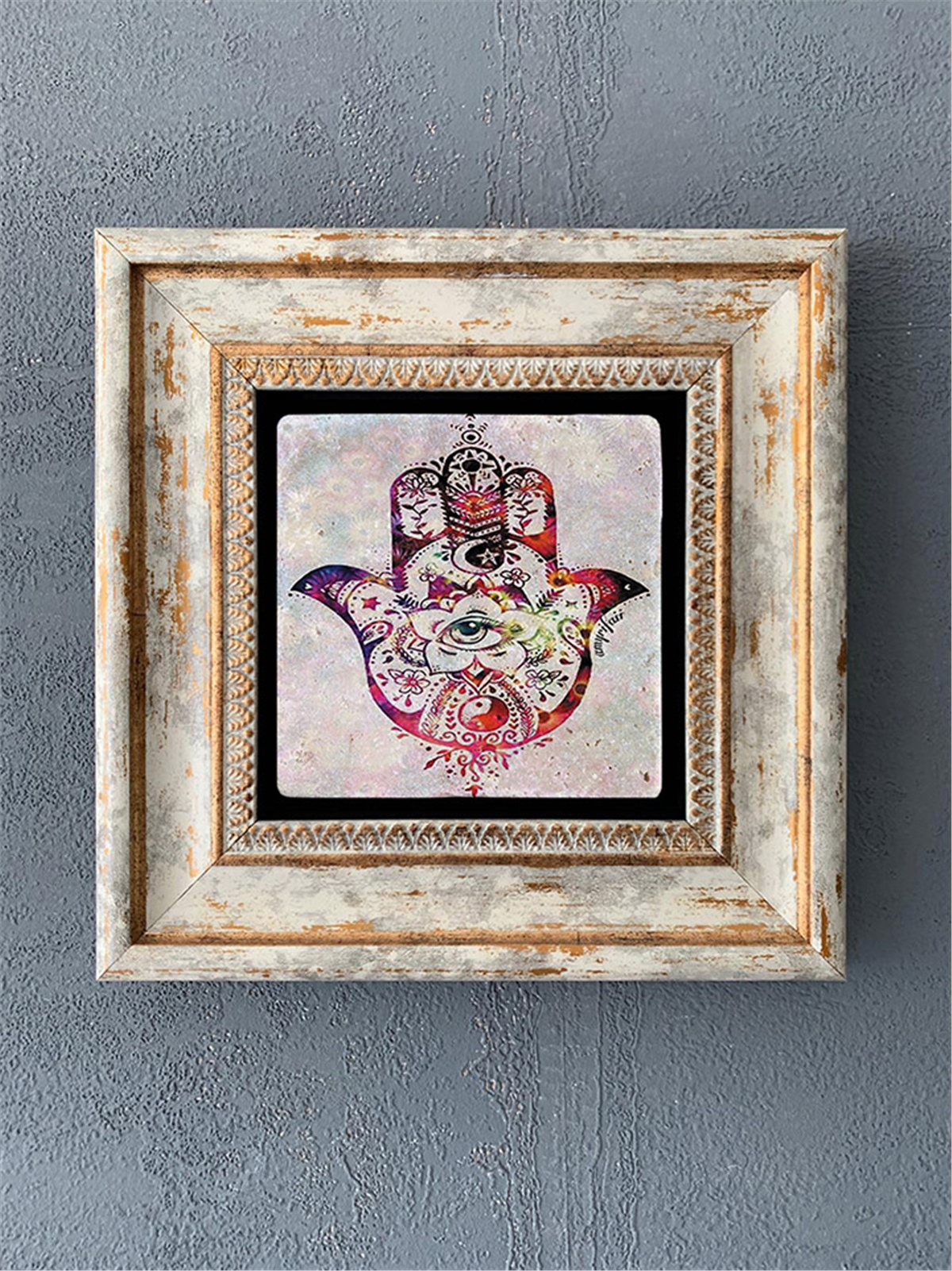 OSCAR STONE DECOR TEKLİ ÇERÇEVELİ DOĞALTAŞ DUVAR DEKORU / CDD1-40-118 (WALL DECOR)