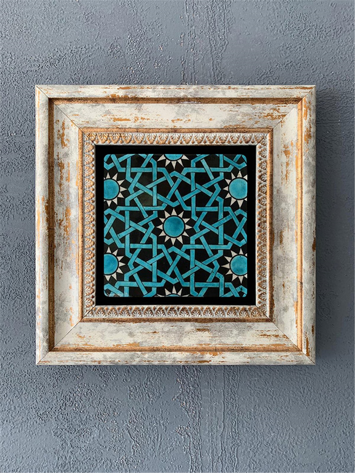OSCAR STONE DECOR TEKLİ ÇERÇEVELİ DOĞALTAŞ DUVAR DEKORU / CDD1-40-218 (WALL DECOR)