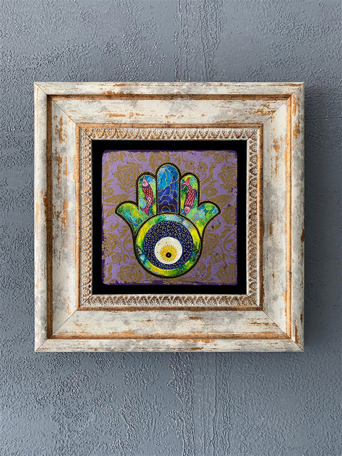OSCAR STONE DECOR TEKLİ ÇERÇEVELİ DOĞALTAŞ DUVAR DEKORU / CDD1-40-101 (WALL DECOR)