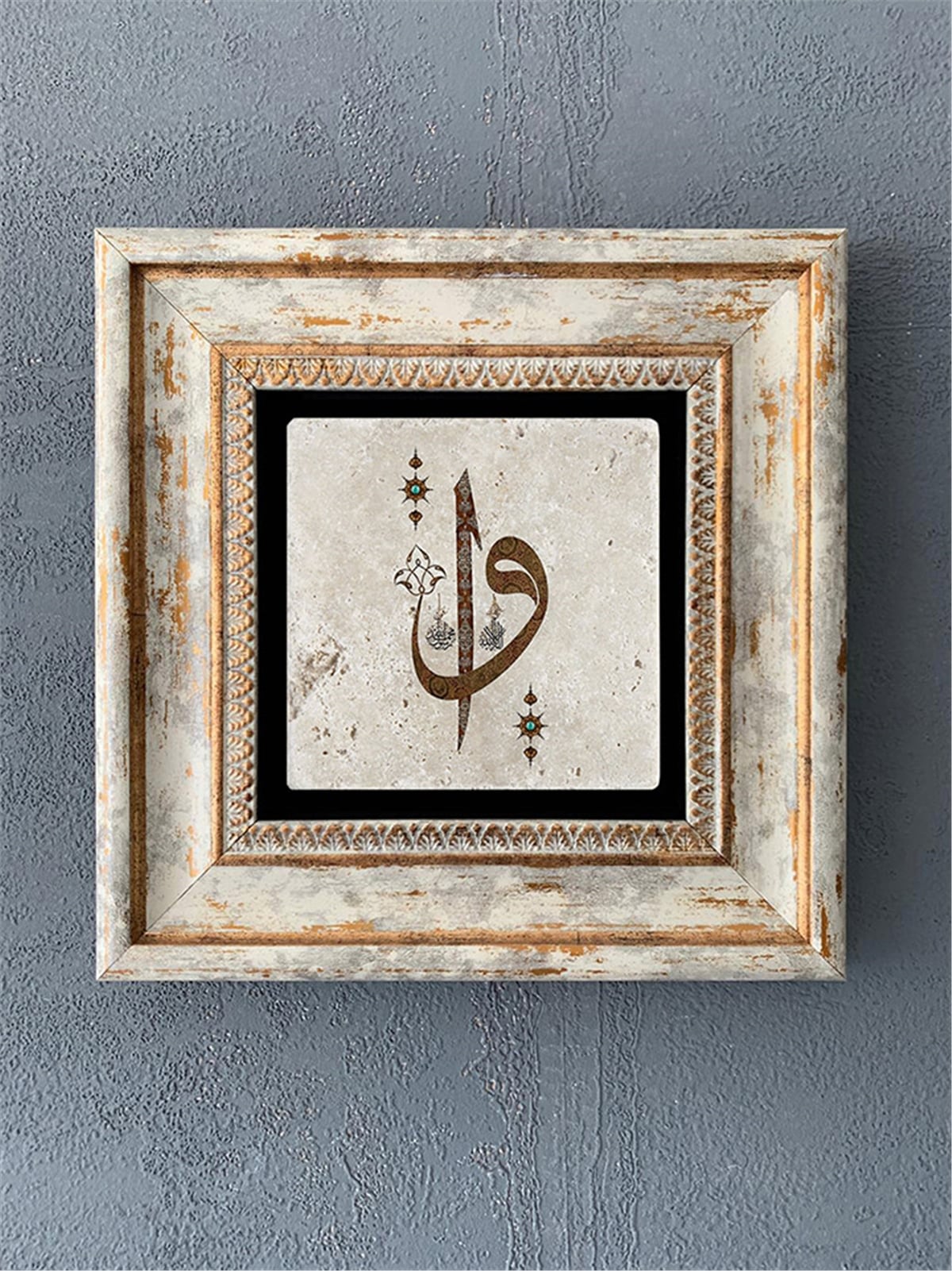 OSCAR STONE DECOR TEKLİ ÇERÇEVELİ DOĞALTAŞ DUVAR DEKORU / CDD1-40-326 (WALL DECOR)