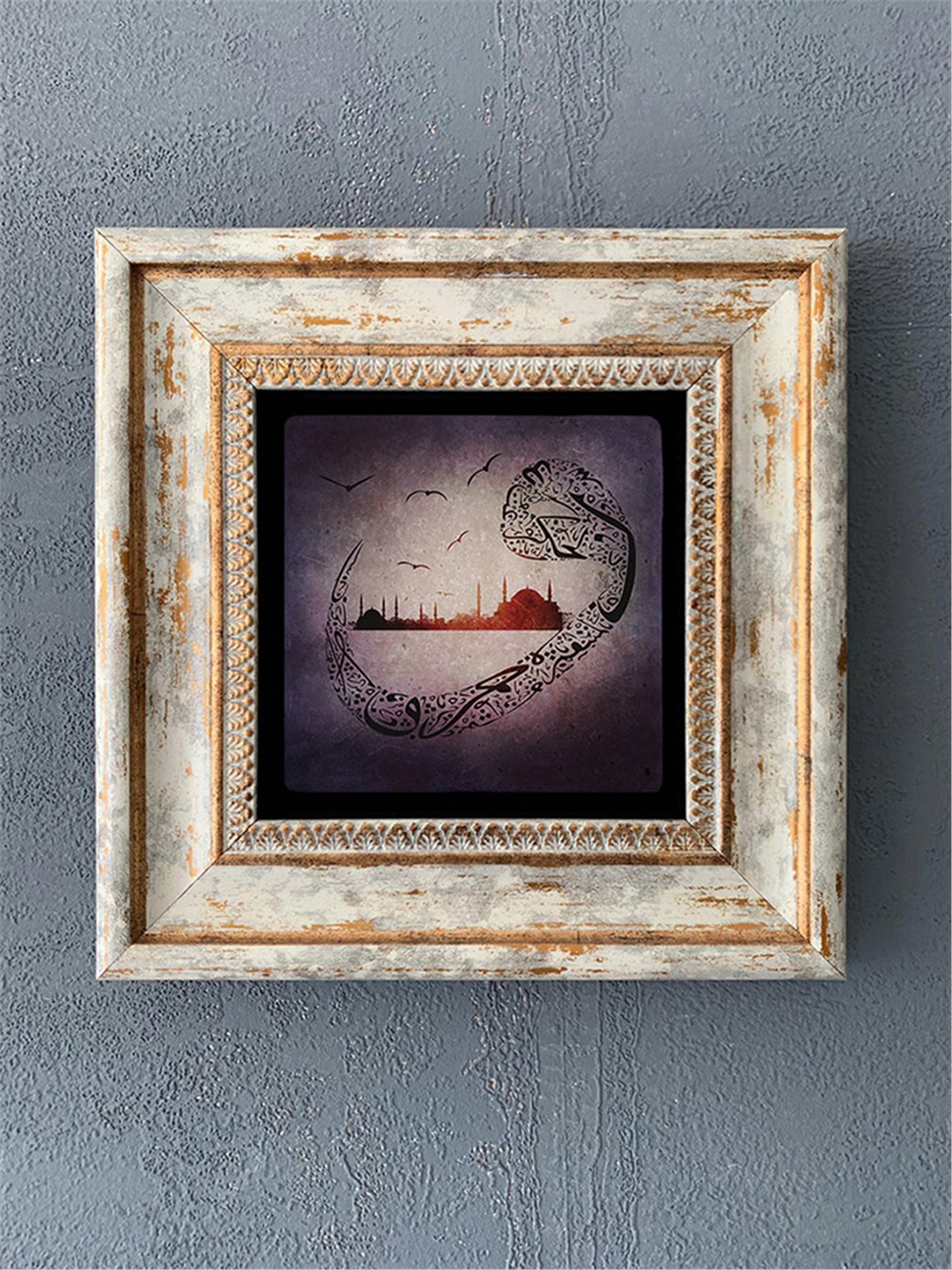 OSCAR STONE DECOR TEKLİ ÇERÇEVELİ DOĞALTAŞ DUVAR DEKORU / CDD1-40-408 (WALL DECOR)