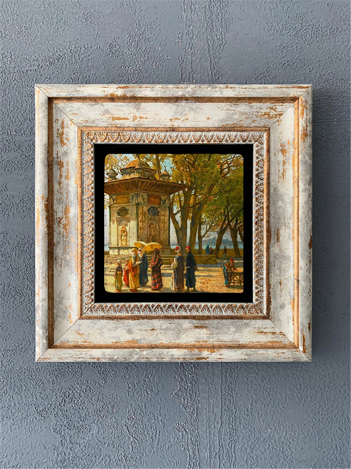 OSCAR STONE DECOR TEKLİ ÇERÇEVELİ DOĞALTAŞ DUVAR DEKORU / CDD1-40-009 (WALL DECOR)