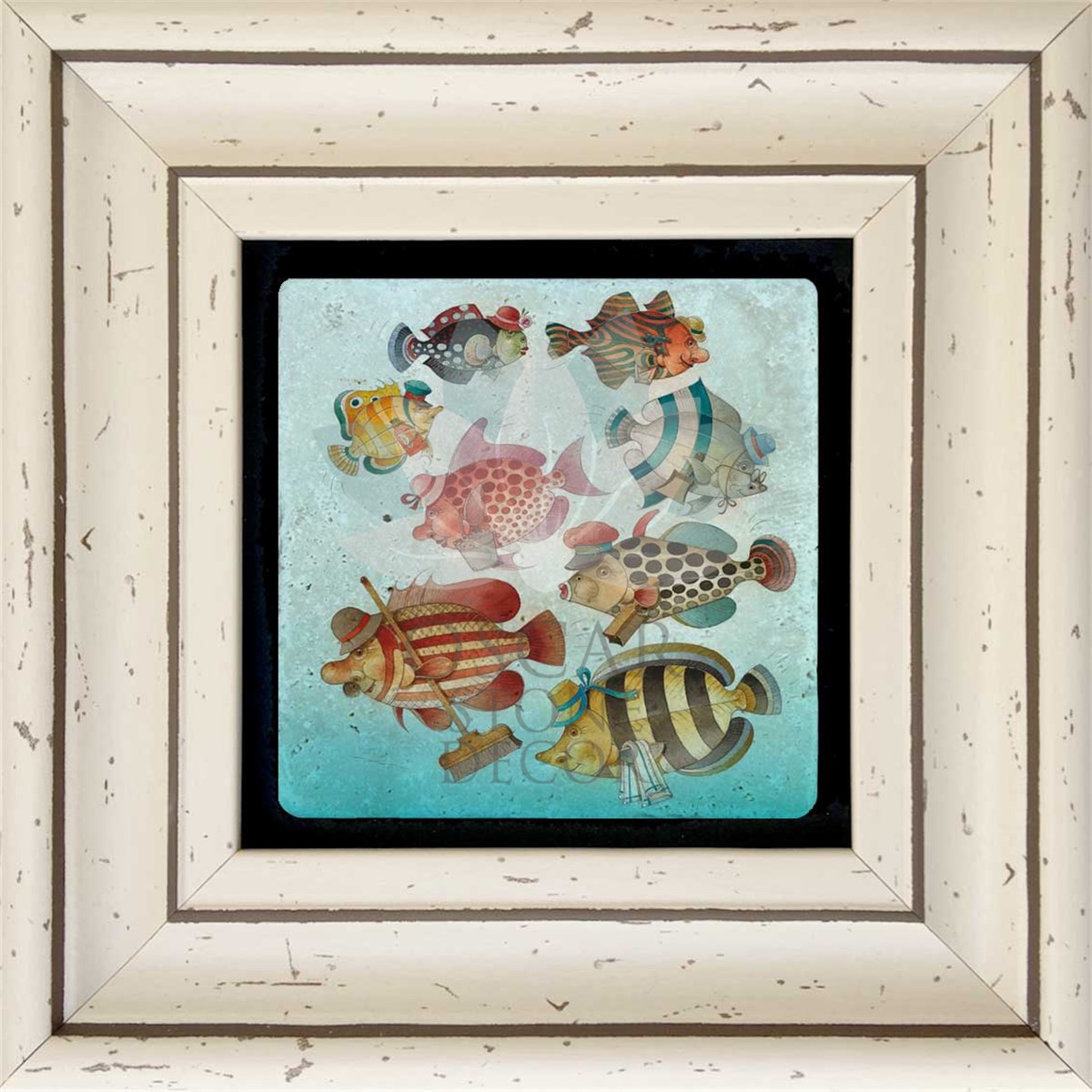 OSCAR STONE DECOR TEKLİ ÇERÇEVELİ DOĞALTAŞ DUVAR DEKORU / CDD-30-085 (WALL DECOR)
