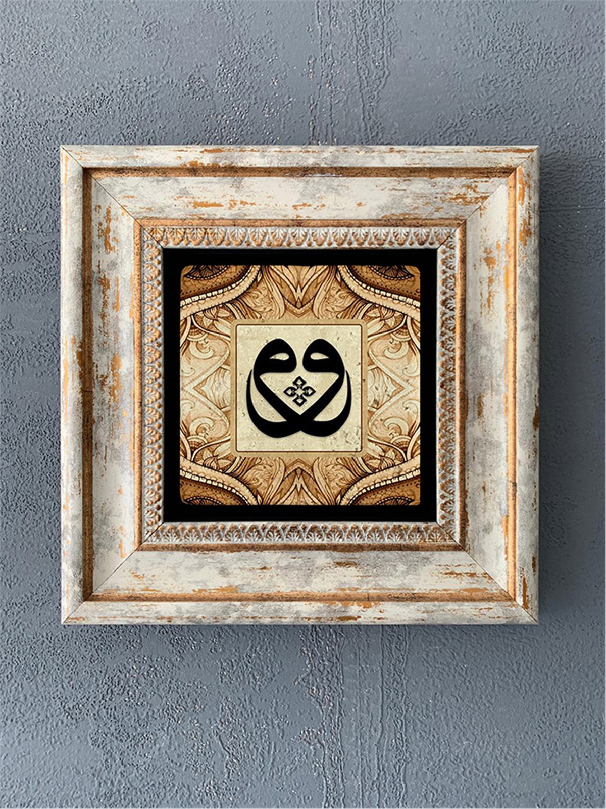 OSCAR STONE DECOR TEKLİ ÇERÇEVELİ DOĞALTAŞ DUVAR DEKORU / CDD1-40-339 (WALL DECOR)