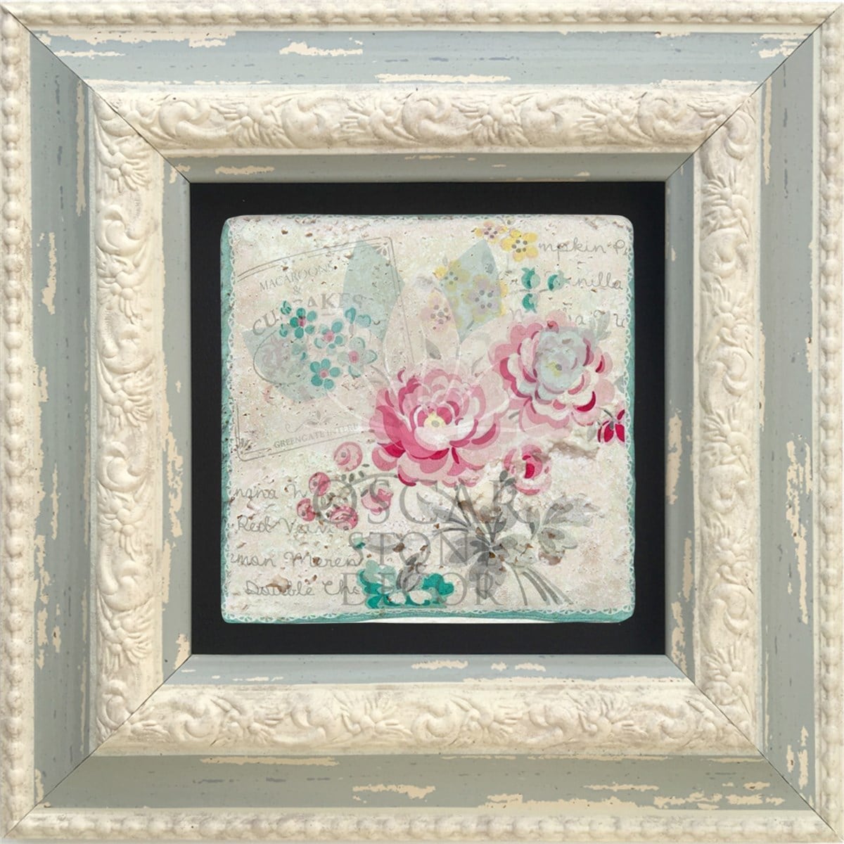 OSCAR STONE DECOR TEKLİ ÇERÇEVELİ DOĞALTAŞ DUVAR DEKORU / CDD-10-087 (WALL DECOR)