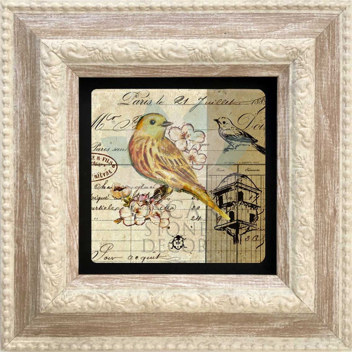 OSCAR STONE DECOR TEKLİ ÇERÇEVELİ DOĞALTAŞ DUVAR DEKORU / CDD-20-021 (WALL DECOR)