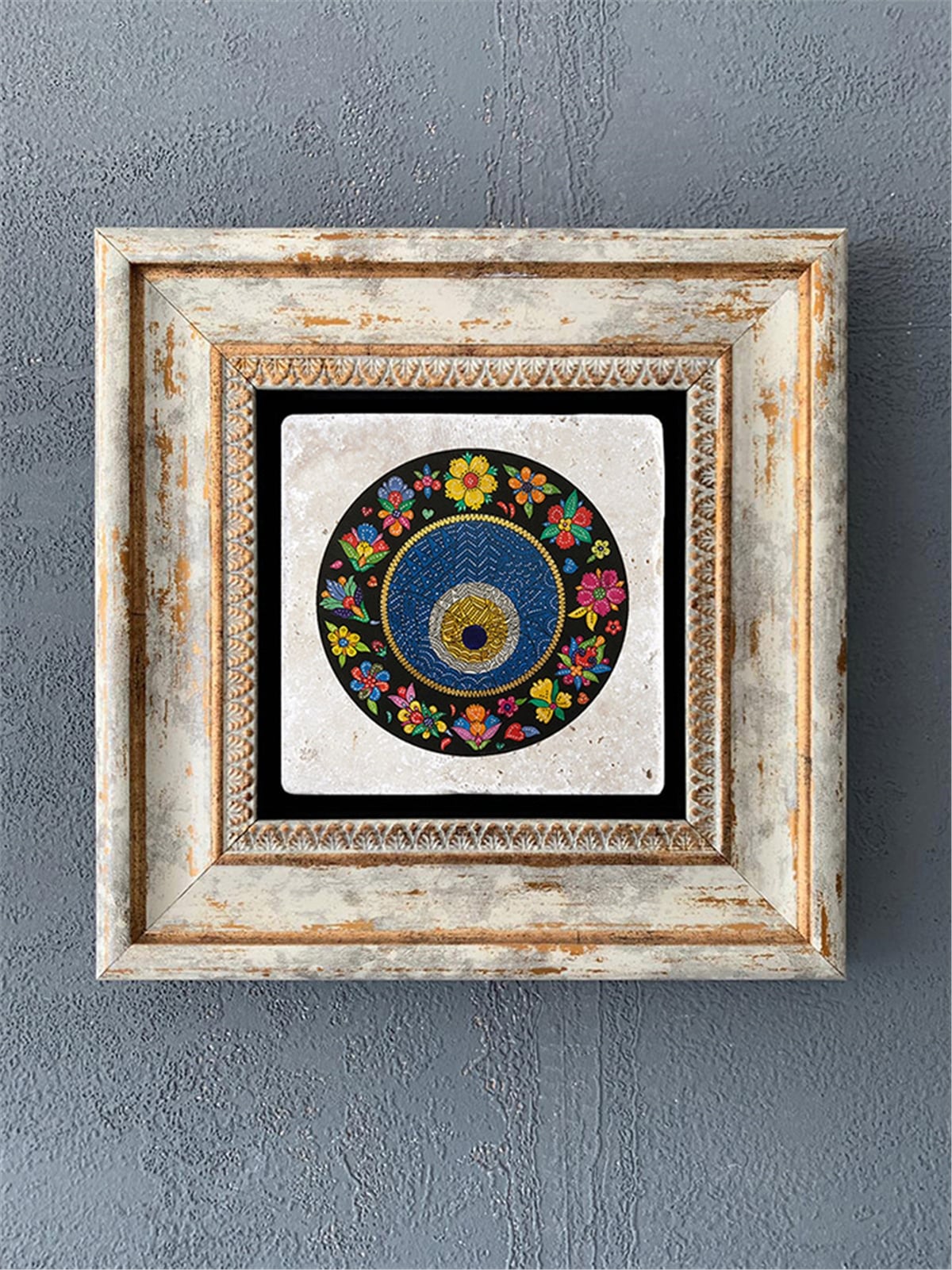 OSCAR STONE DECOR TEKLİ ÇERÇEVELİ DOĞALTAŞ DUVAR DEKORU / CDD1-40-502 (WALL DECOR)