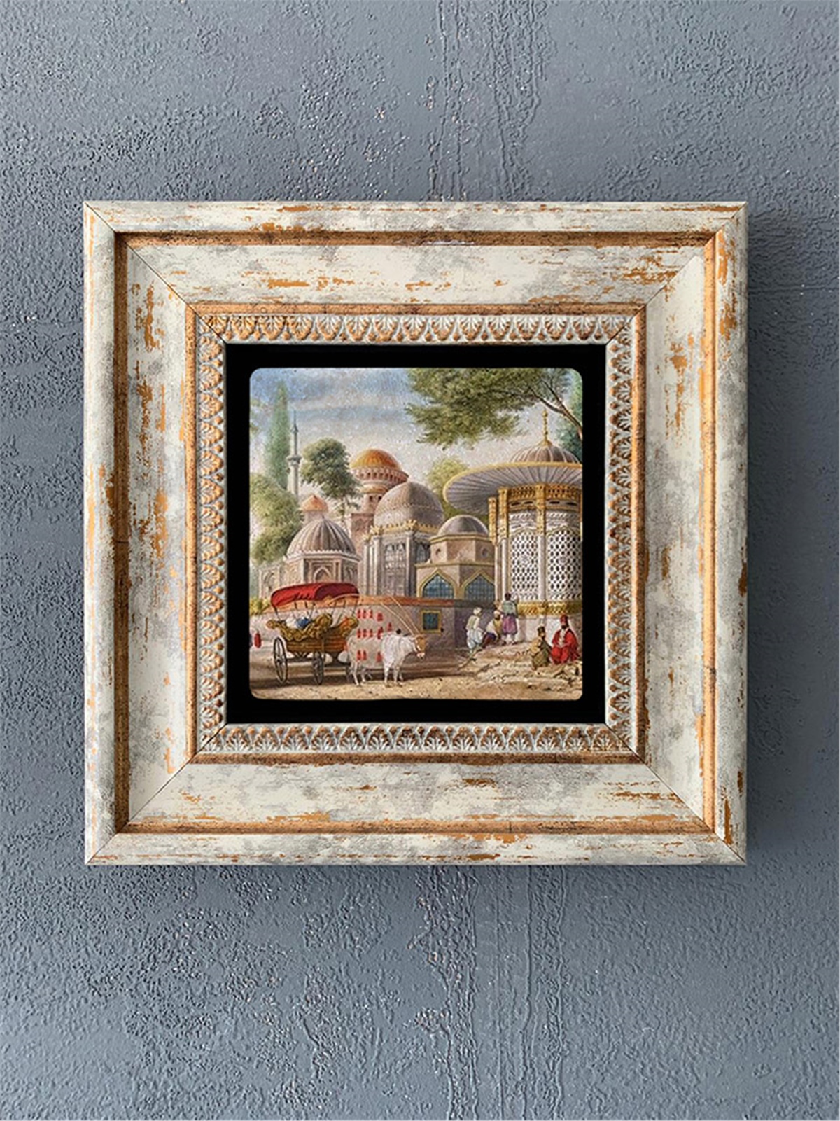 OSCAR STONE DECOR TEKLİ ÇERÇEVELİ DOĞALTAŞ DUVAR DEKORU / CDD1-40-019 (WALL DECOR)