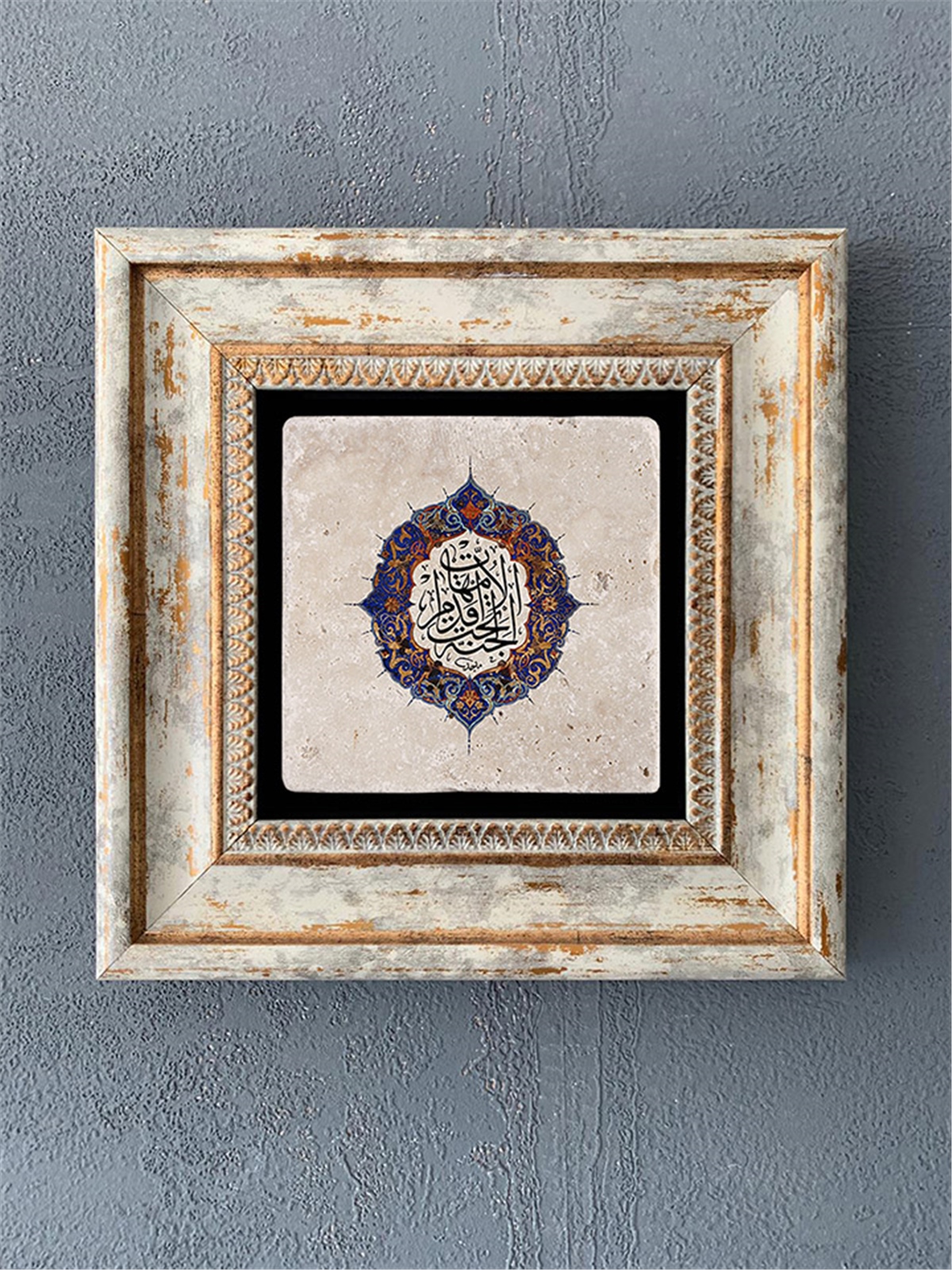OSCAR STONE DECOR TEKLİ ÇERÇEVELİ DOĞALTAŞ DUVAR DEKORU / CDD1-40-457 (WALL DECOR)