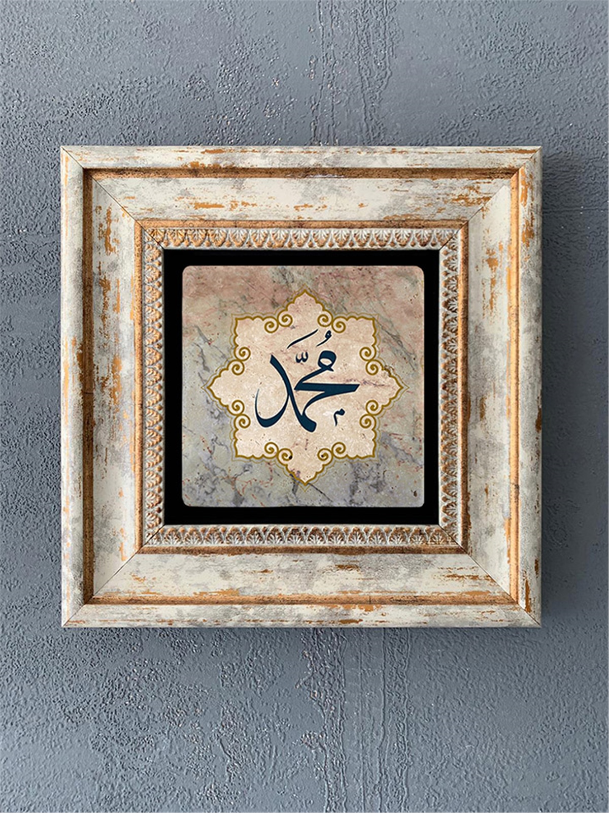 OSCAR STONE DECOR TEKLİ ÇERÇEVELİ DOĞALTAŞ DUVAR DEKORU / CDD1-40-345 (WALL DECOR)