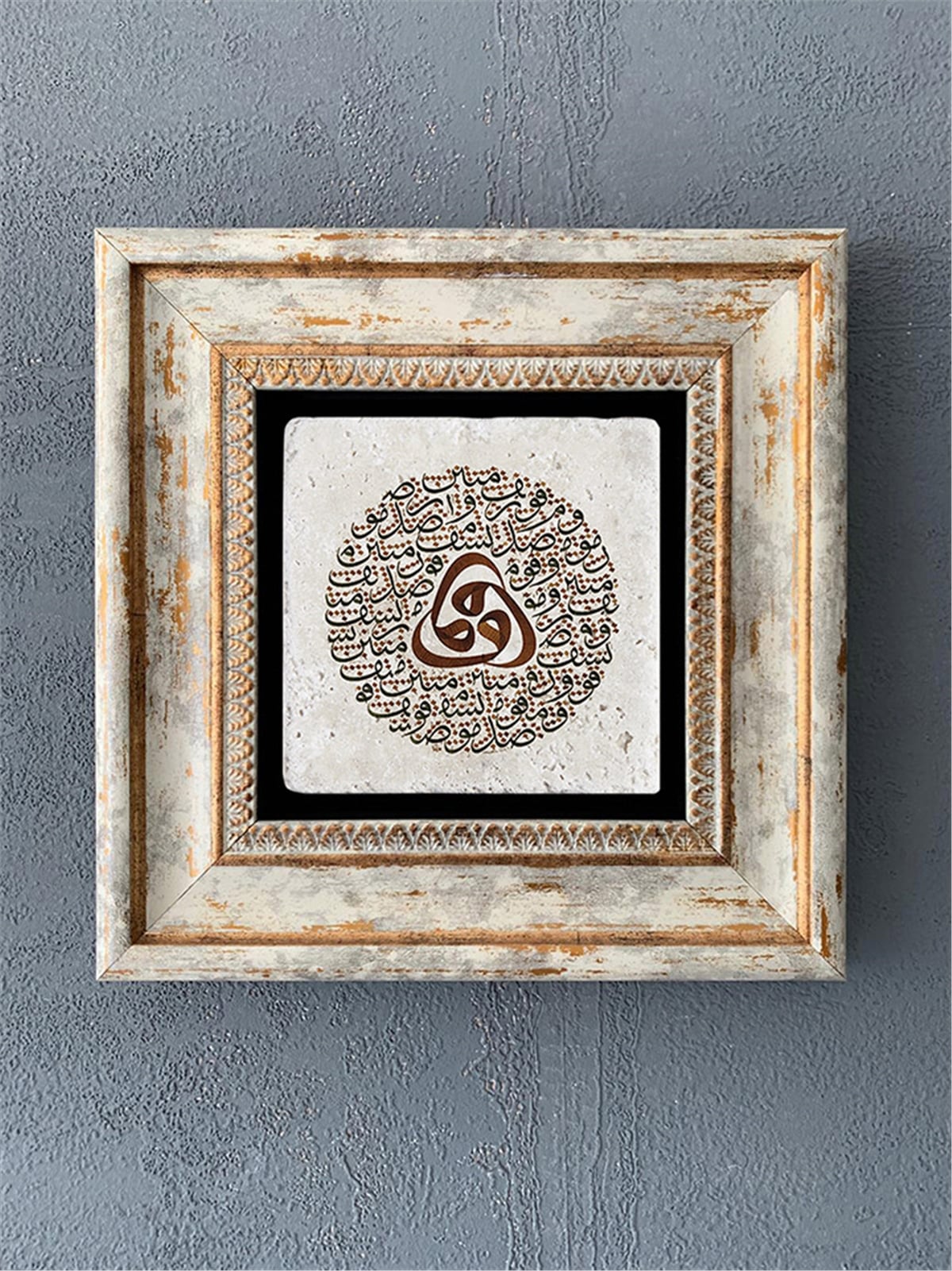 OSCAR STONE DECOR TEKLİ ÇERÇEVELİ DOĞALTAŞ DUVAR DEKORU / CDD1-40-427 (WALL DECOR)