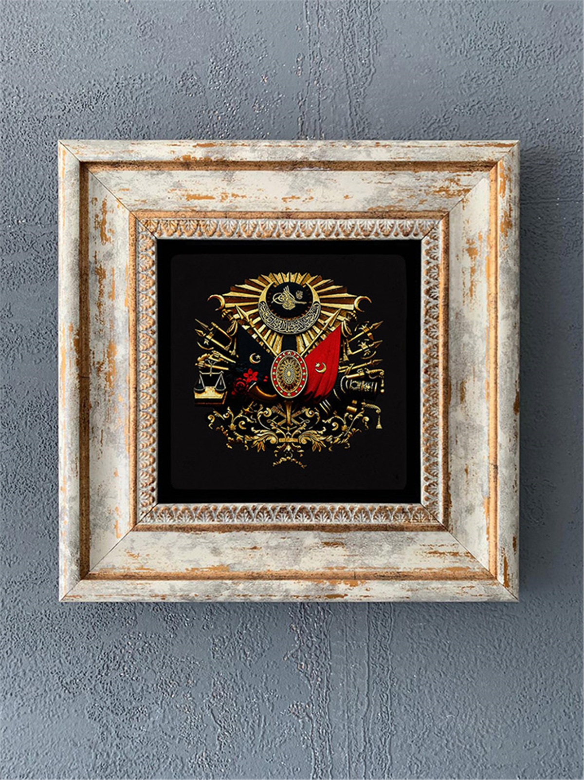OSCAR STONE DECOR TEKLİ ÇERÇEVELİ DOĞALTAŞ DUVAR DEKORU / CDD1-40-144 (WALL DECOR)