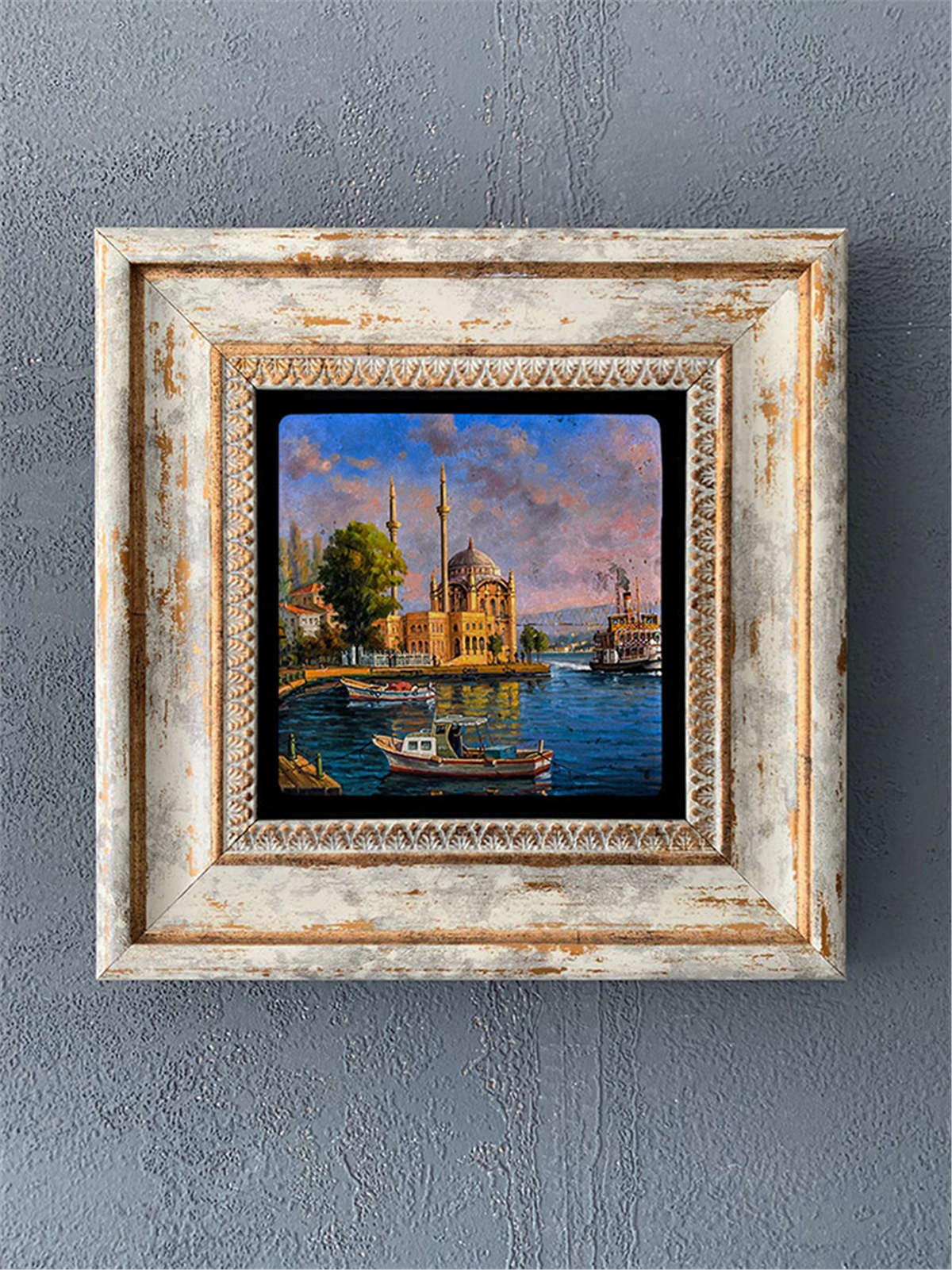 OSCAR STONE DECOR TEKLİ ÇERÇEVELİ DOĞALTAŞ DUVAR DEKORU / CDD1-40-010 (WALL DECOR)