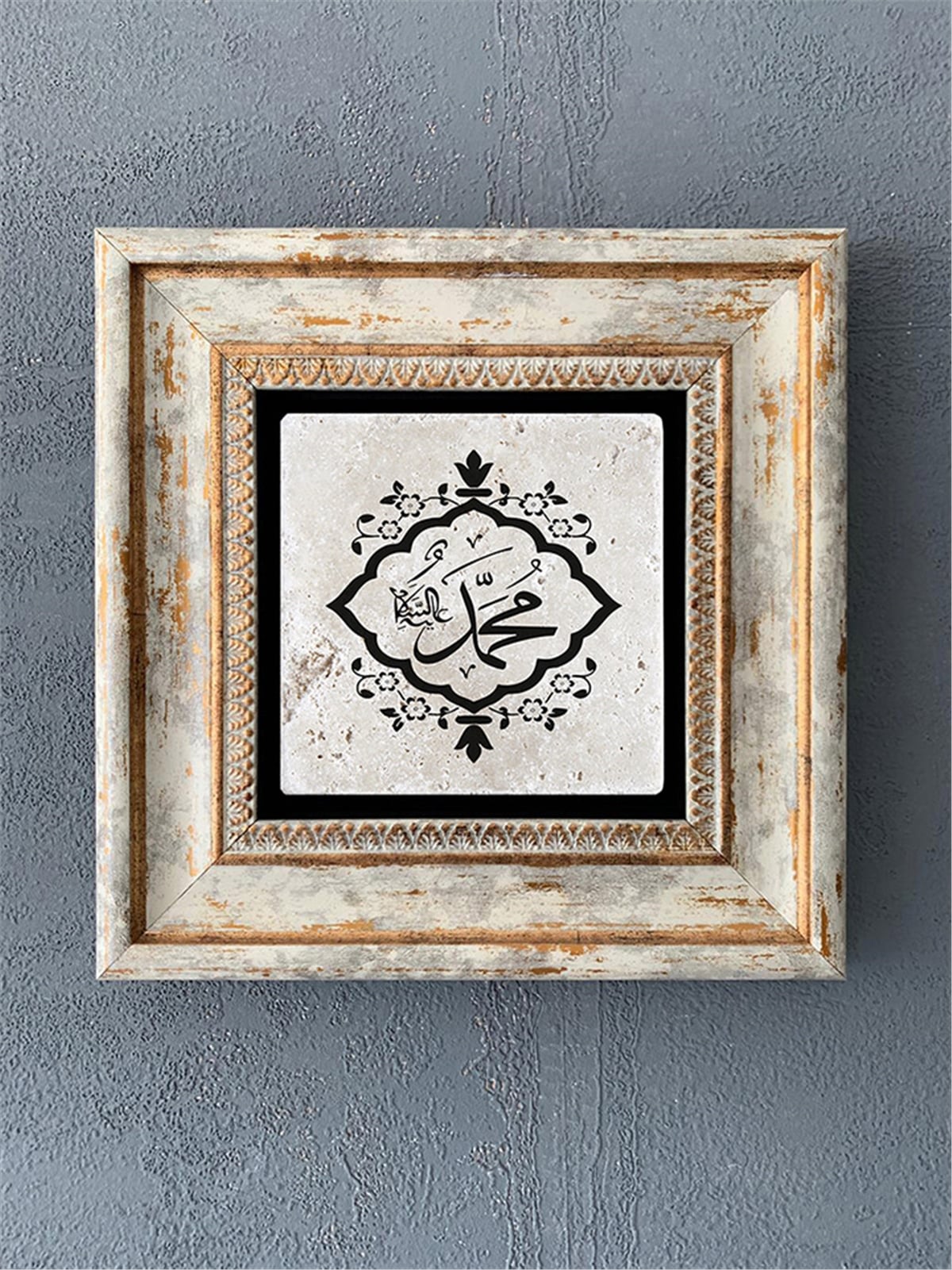 OSCAR STONE DECOR TEKLİ ÇERÇEVELİ DOĞALTAŞ DUVAR DEKORU / CDD1-40-369 (WALL DECOR)