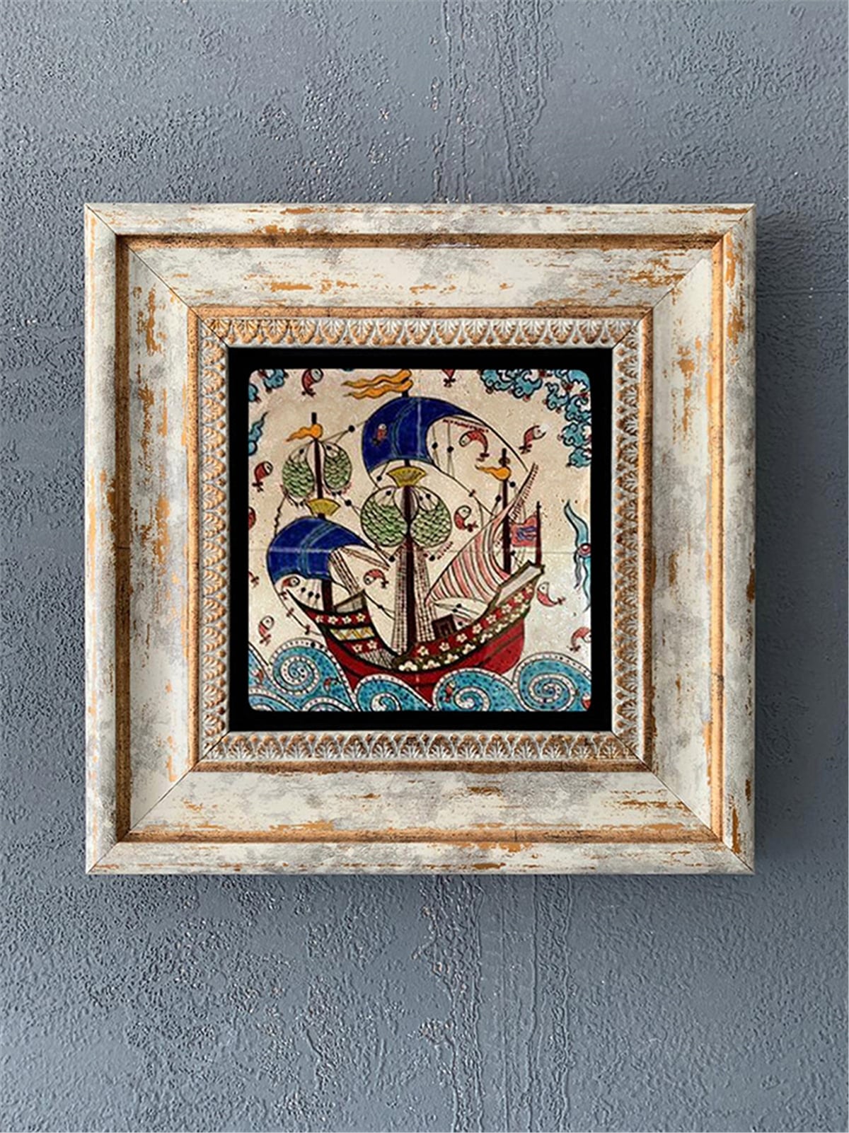OSCAR STONE DECOR TEKLİ ÇERÇEVELİ DOĞALTAŞ DUVAR DEKORU / CDD1-40-262 (WALL DECOR)