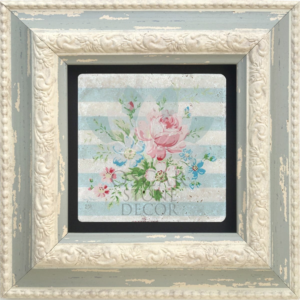 OSCAR STONE DECOR TEKLİ ÇERÇEVELİ DOĞALTAŞ DUVAR DEKORU / CDD-10-005 (WALL DECOR)