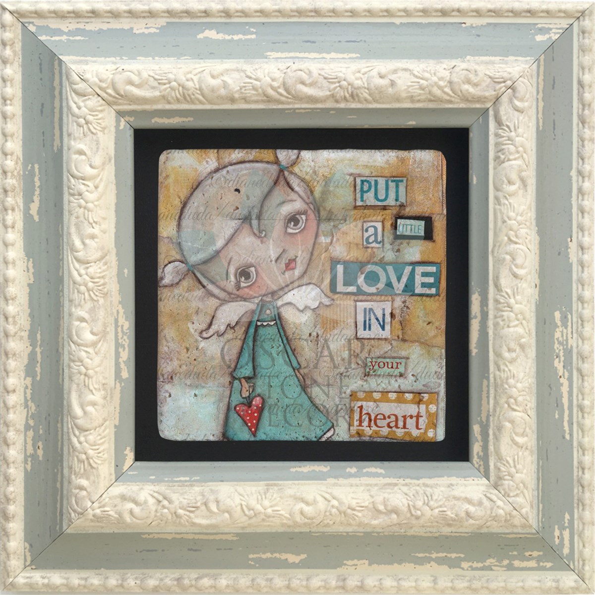 OSCAR STONE DECOR TEKLİ ÇERÇEVELİ DOĞALTAŞ DUVAR DEKORU / CDD-10-047 (WALL DECOR)