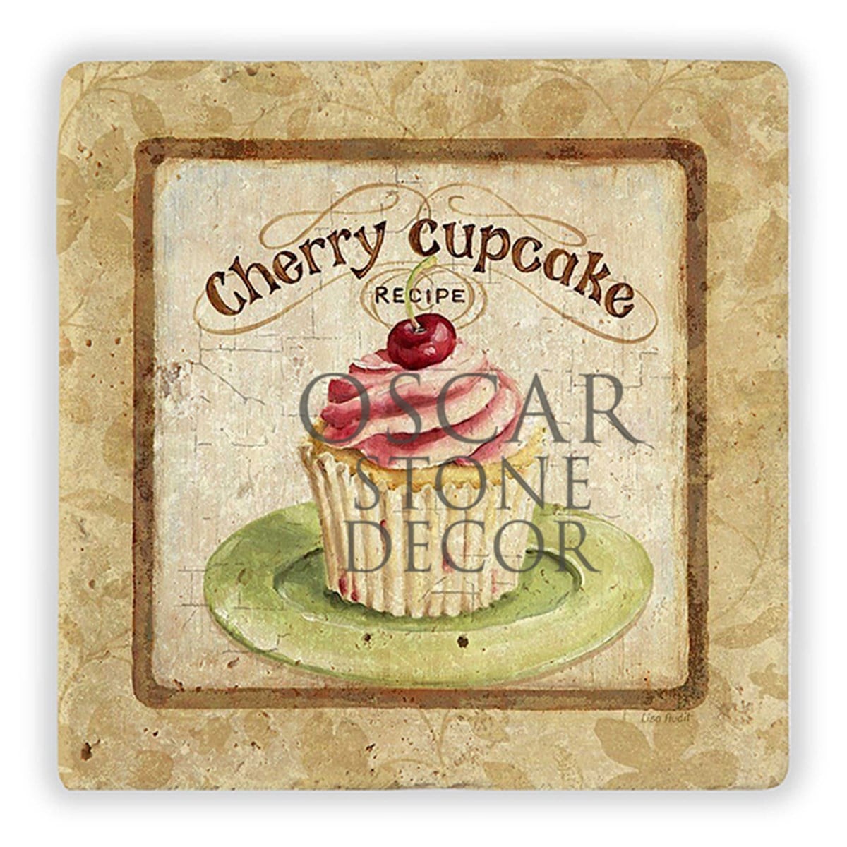 OSCAR STONE DECOR VİŞNELİ CAKE DOĞALTAŞ DUVAR DEKORU / DD108 (WALL DECOR)