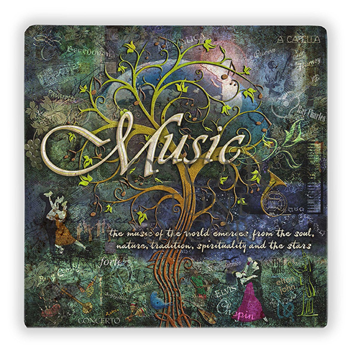 OSCAR STONE DECOR YOU'RE MY MUSIC DOĞALTAŞ DUVAR DEKORU / DD288 (WALL DECOR)