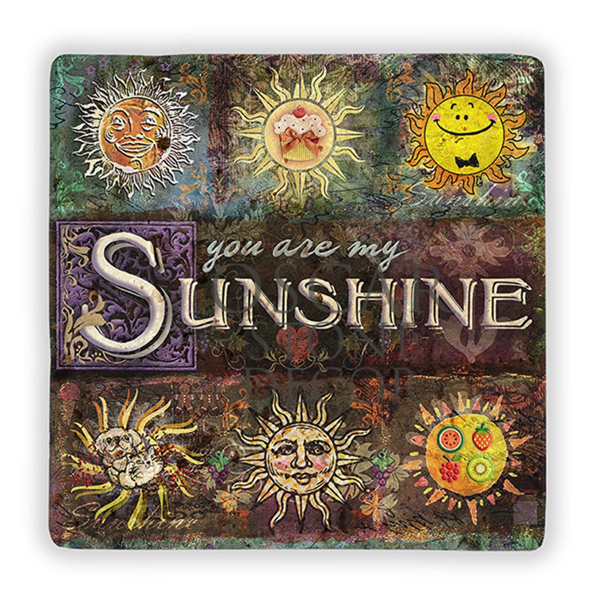 OSCAR STONE DECOR YOU'RE MY SUNSHINE DOĞALTAŞ DUVAR DEKORU / DD287 (WALL DECOR)