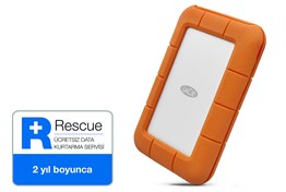 4TB LACIE 2.5 INC USB 3.1 (USB-C) STFR4000800 RUGGED MINI TAŞINABİLİR DİSK ŞOK YAĞMUR VE BASINÇ KORUMALI 2 YIL DATA KURTARMA SERVİSİ