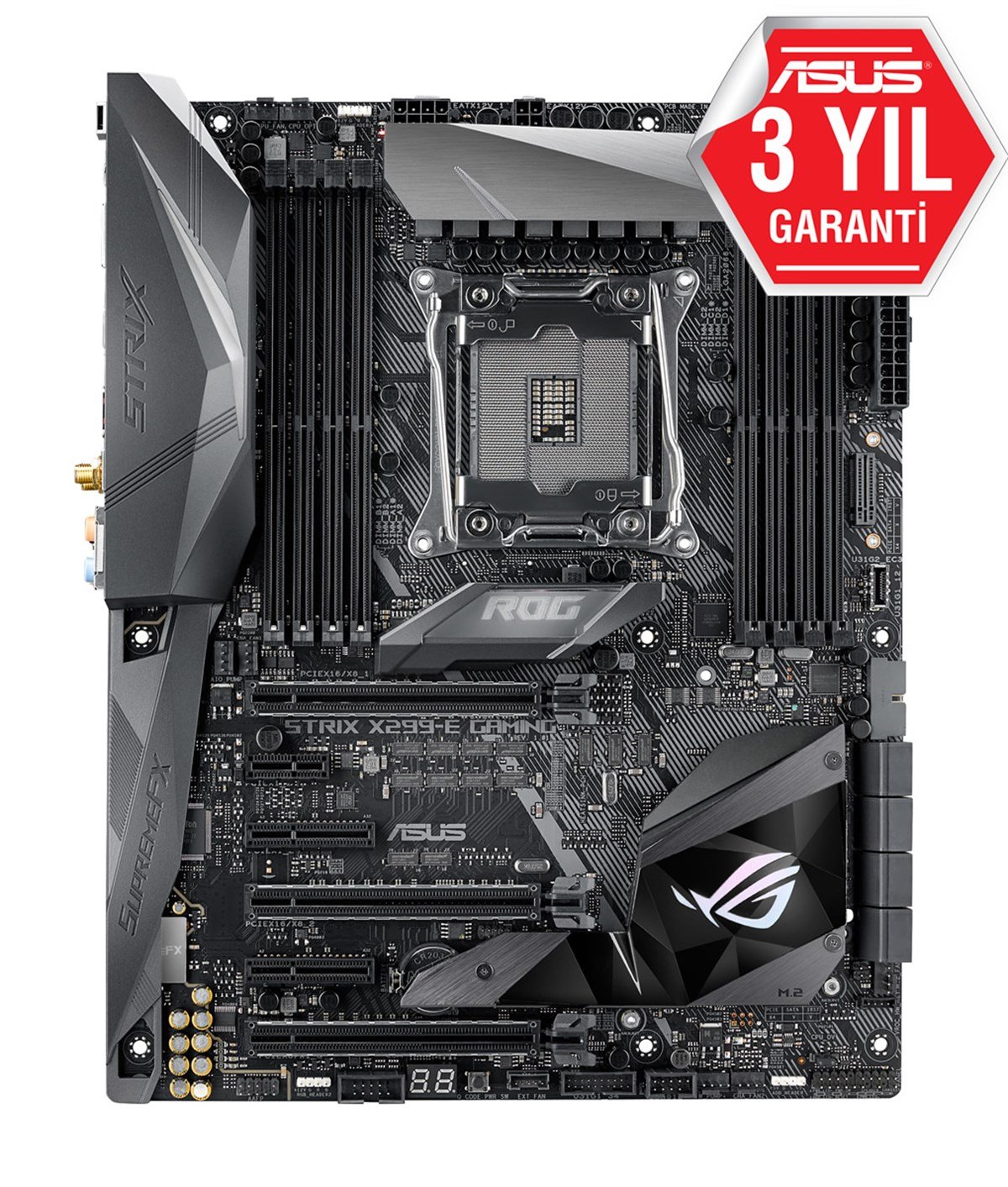 ASUS ROG STRIX X299 E GAMING INTEL X299 LGA 2066 DDR4 3600 M2 USB3.1 W F AURA RGB ATX