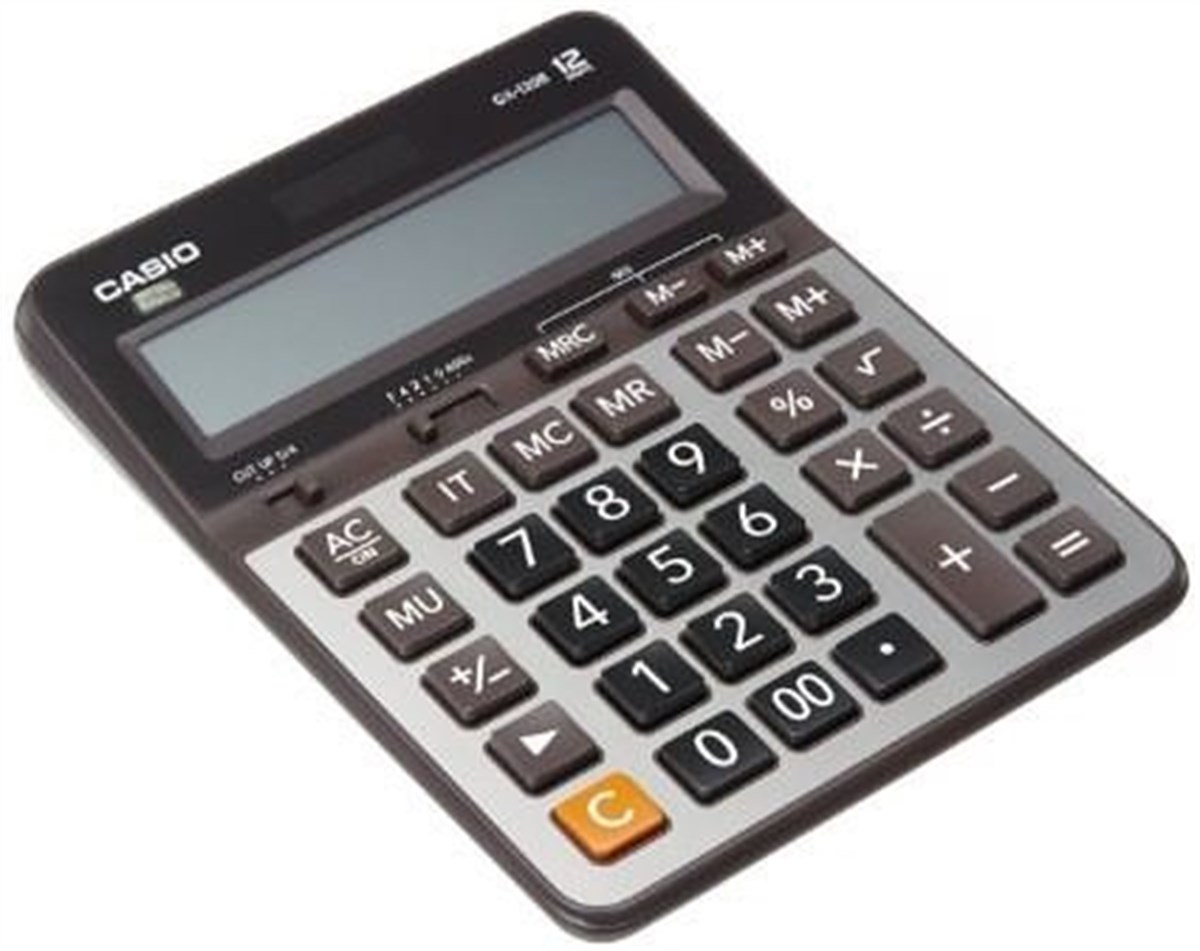 CASIO GX-120B 12 HANE MASAÜSTÜ HESAP MAKİNESİ