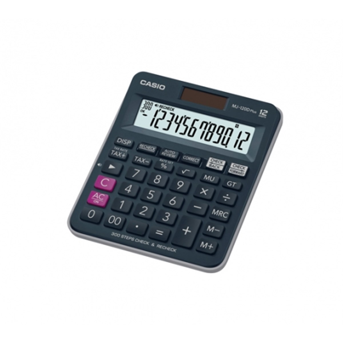 CASIO MJ-120DPLUS 12 HANE İŞLEM KONTR. MASAÜSTÜ HESAP MAKİNESİ