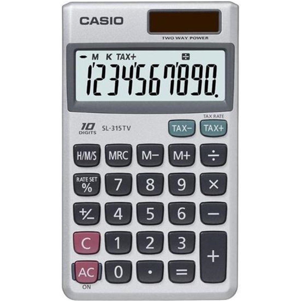 CASIO SL-315TV 10 HANE CEP HESAP MAKİNESİ
