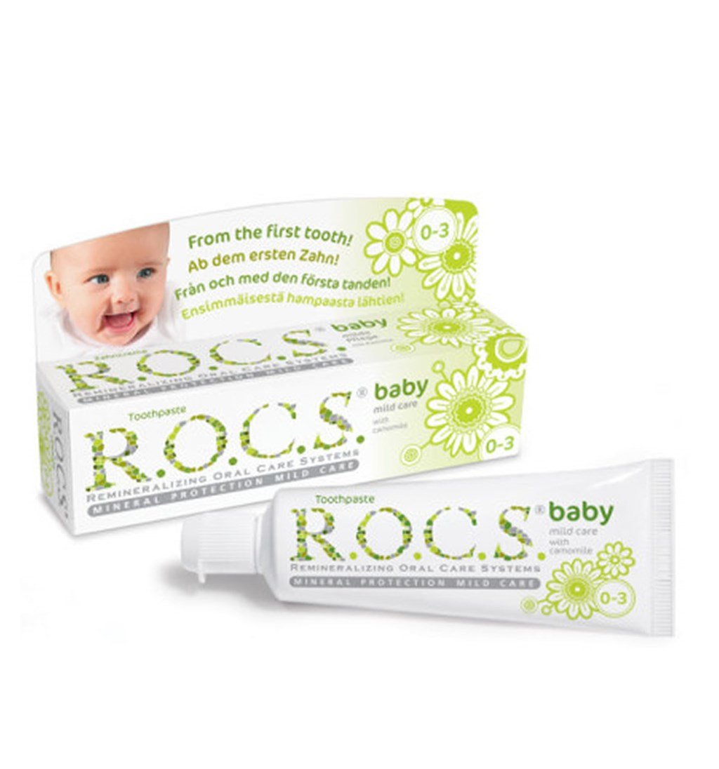 ROCS BABY PAPATYA ÖZLÜ DİŞ MACUNU - 0-3 YAŞ