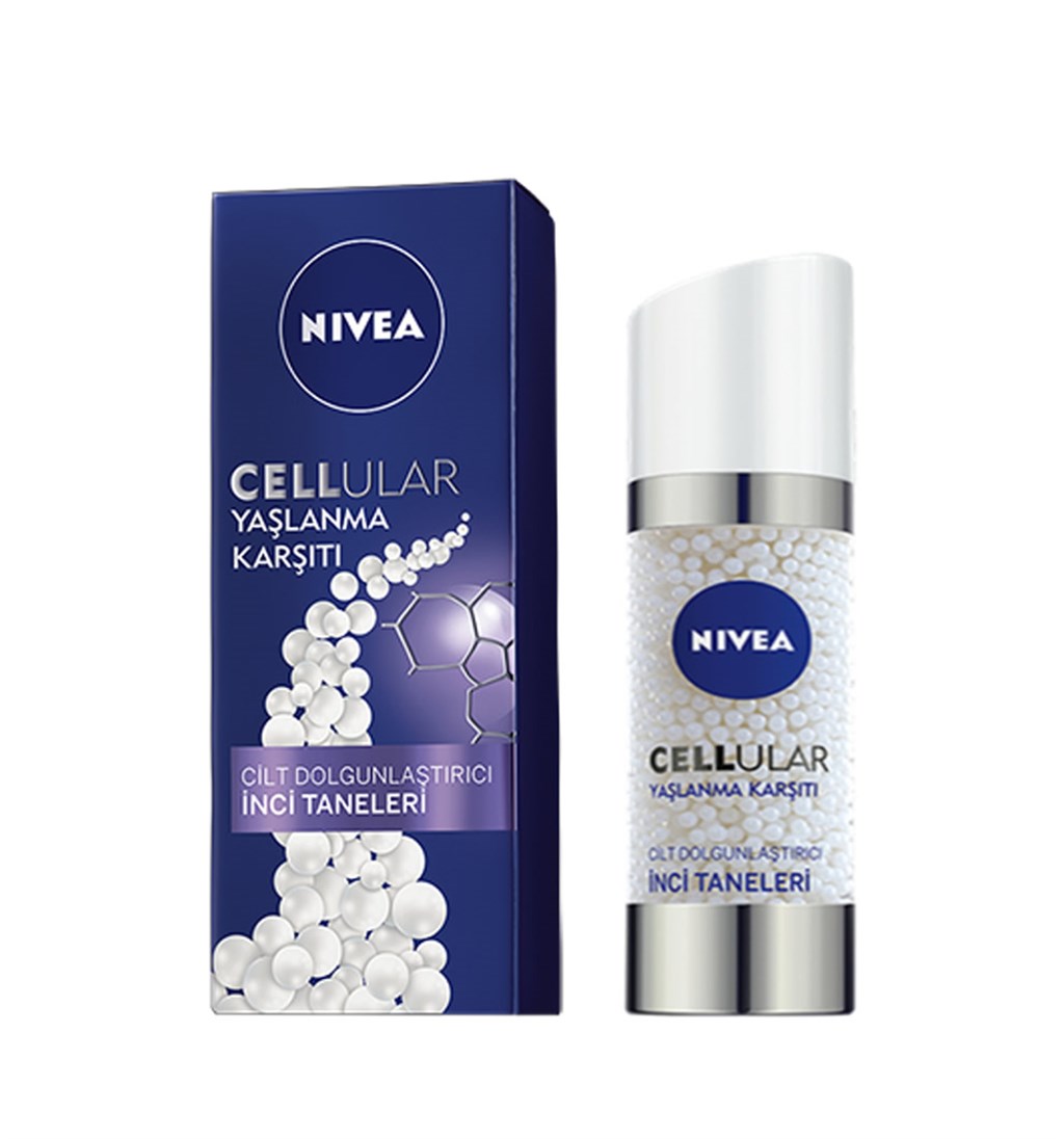 NİVEA CELLULAR CİLDİ DOLDURAN İNCİ TANELERİ 30ML - YAŞLANMA KARŞITI KREMİ