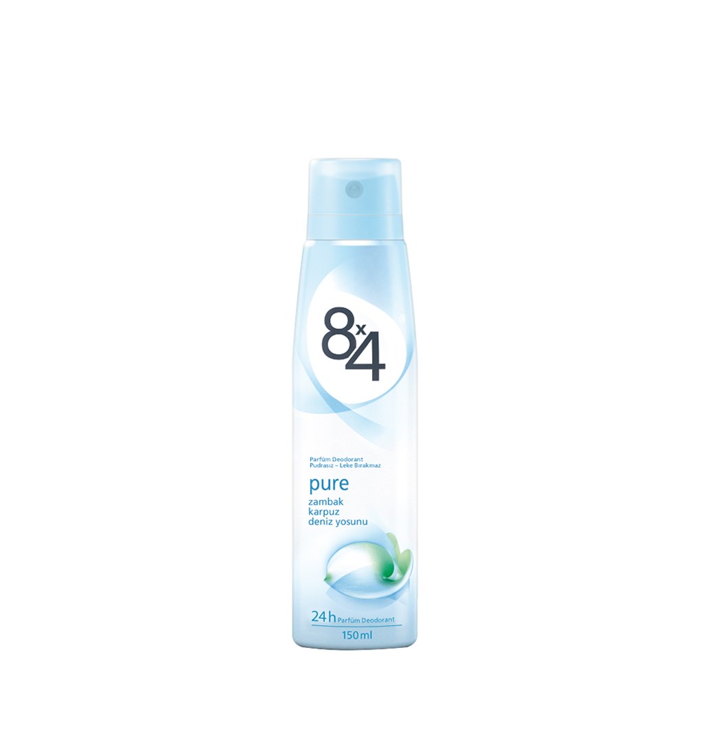 8X4 PURE DEODORANT 150ML (BAYAN)