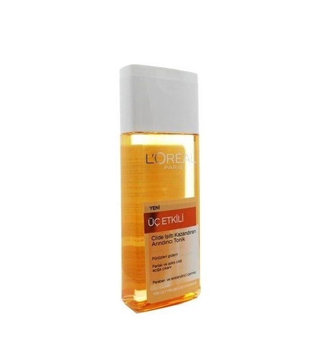 LOREAL ÜÇ ETKİLİ CİLDE IŞILTI KAZANDIRAN ARINDIRICI TONİK TÜM CİLTLER İÇİN 200ML