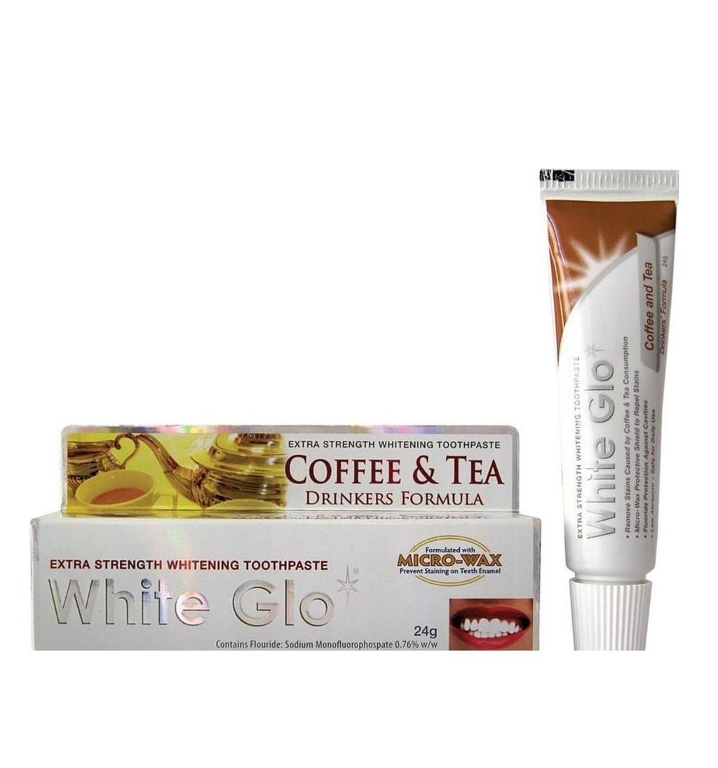 WHİTE GLO BEYAZLATICI DİŞ MACUNU ÇAY & KAHVE İÇENLER 24G