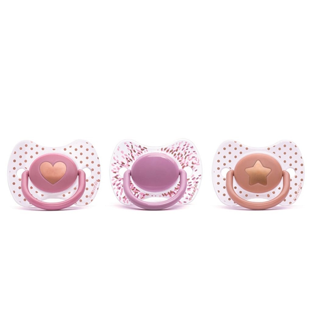 SUAVİNEX HAUTE COUTURE YALANCI EMZİK 0-4 AY - PEMBE