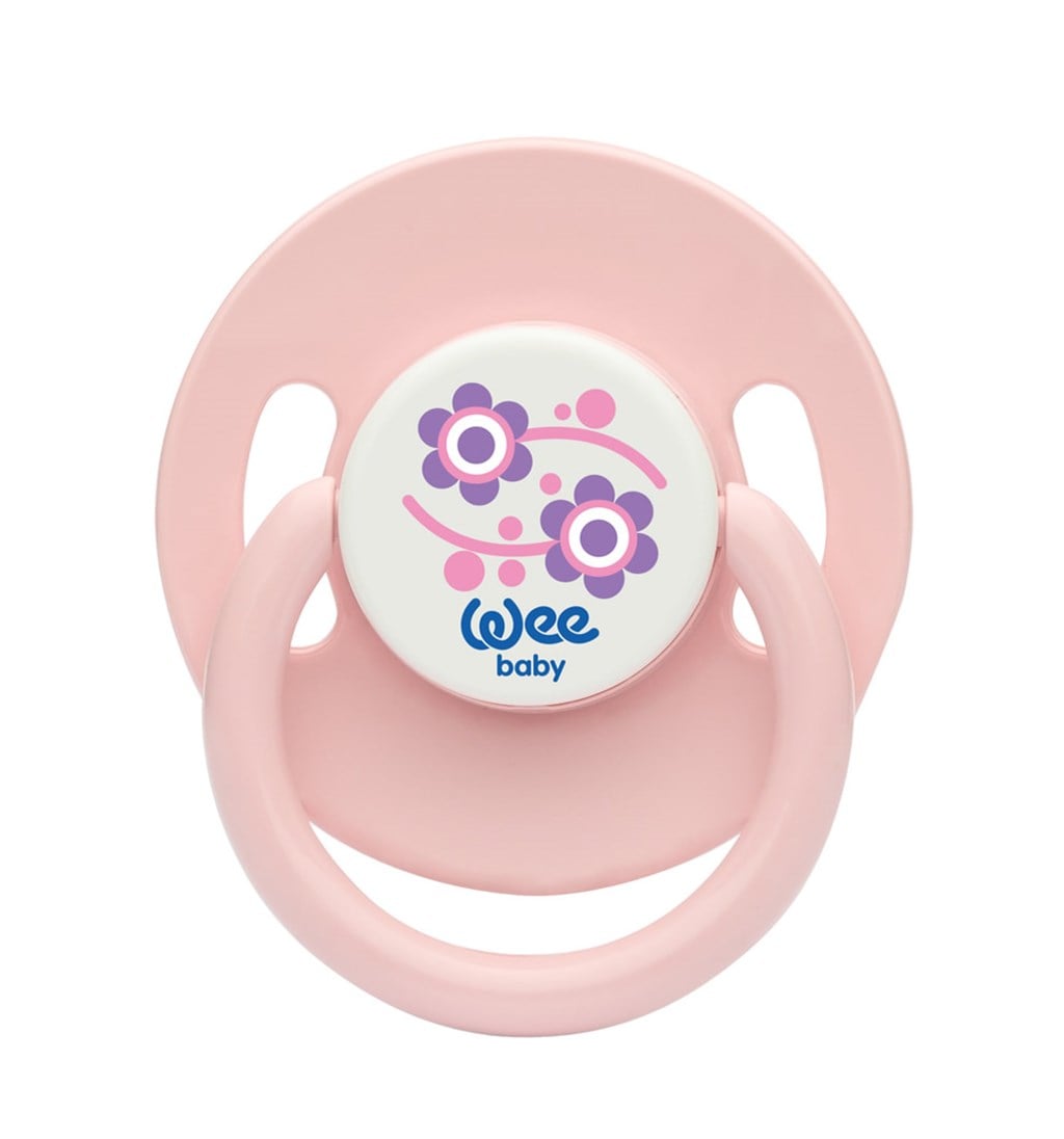 WEE BABY YUVARLAK GÖVDELİ YUVARLAK UÇLU EMZİK 6-18AY NO.2 - PEMBE