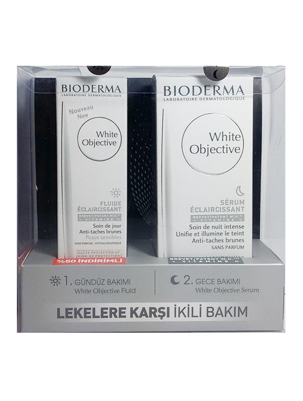 BİODERMA WHİTE OBJECTİVE SERUM + WHİTE OBJECTİVE FLUİD HEDİYELİ