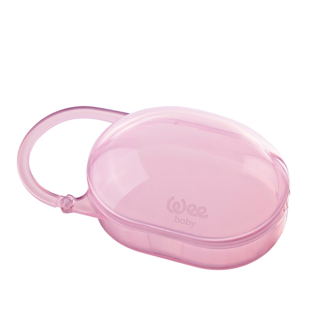WEE BABY SAPLI EMZİK KUTUSU - PEMBE