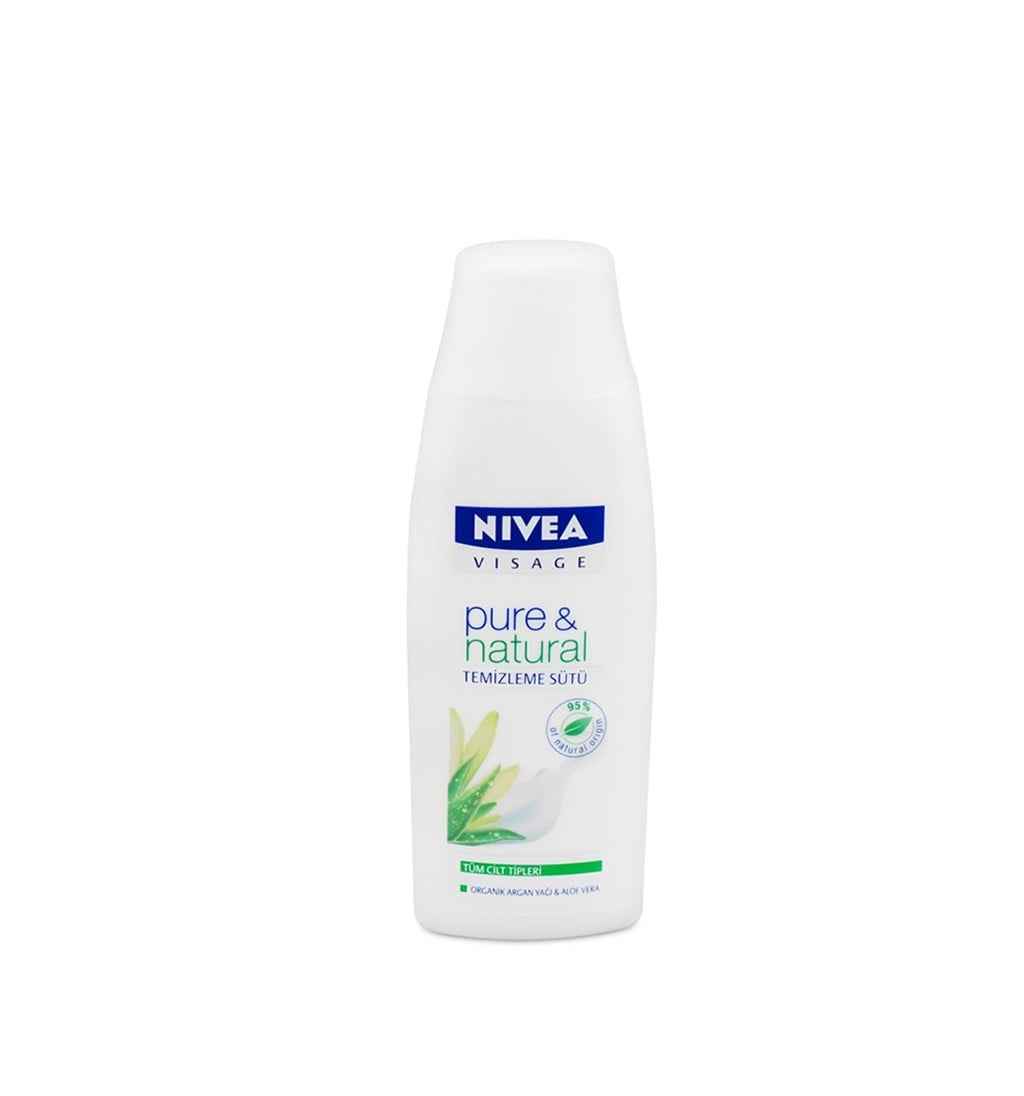 NİVEA PURE & NATURAL TEMİZLEME SÜTÜ - TÜM CİLTLER