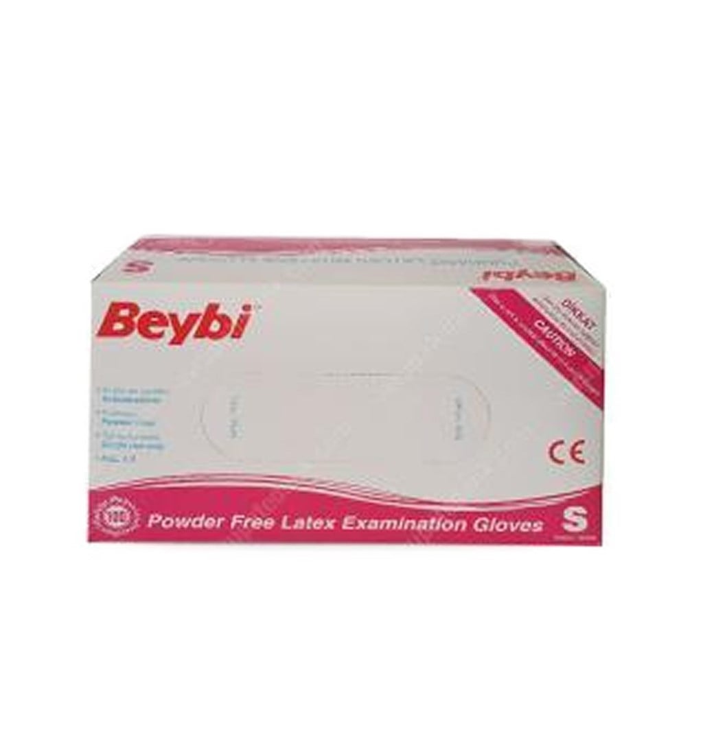 BEYBİ LATEX MUAYENE ELDİVENİ PUDRASIZ SMALL 100'LÜ PAKET