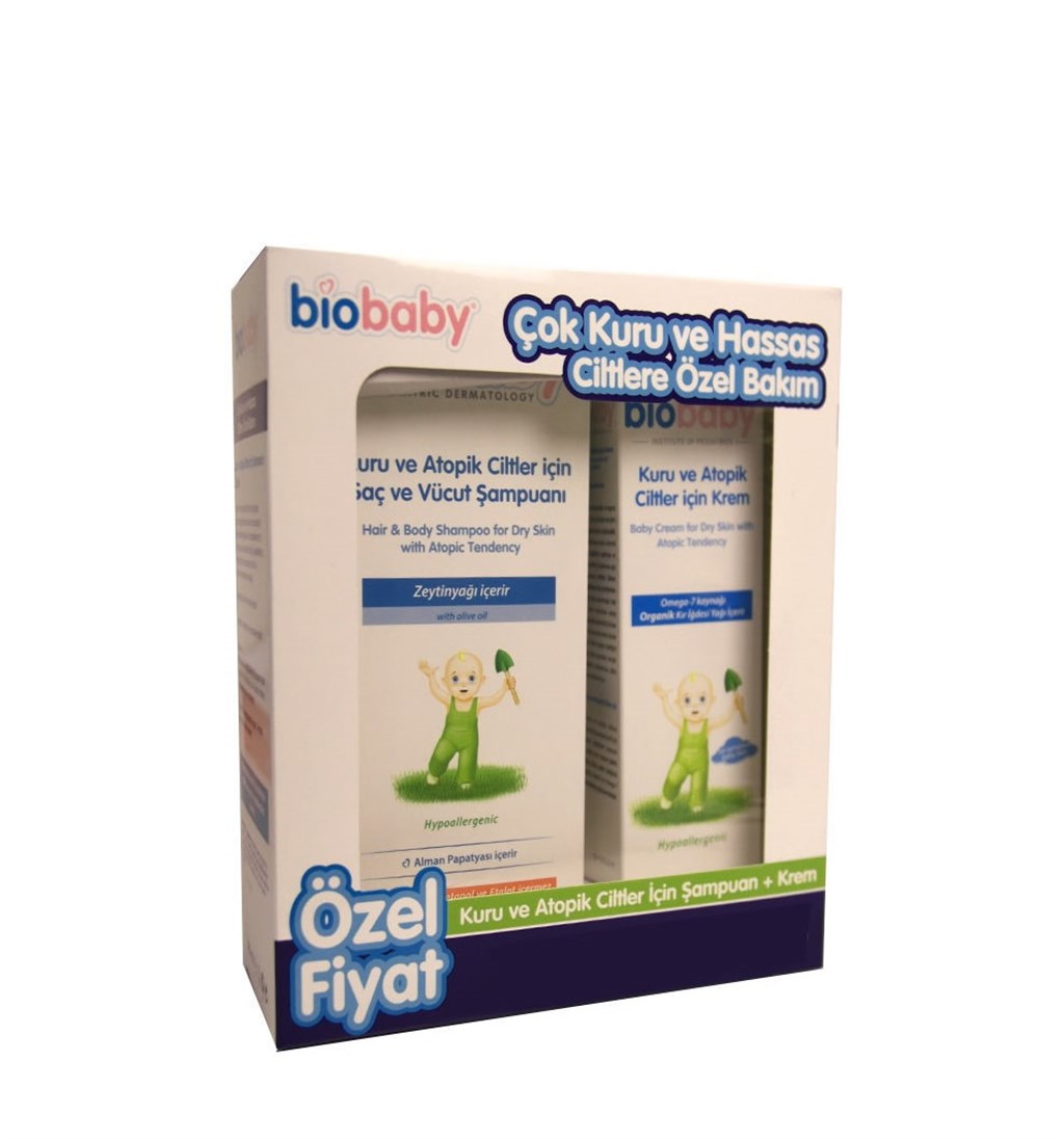 BİOBABY KURU VE ATOPİK CİLTLER İÇİN ŞAMPUAN VE KREM