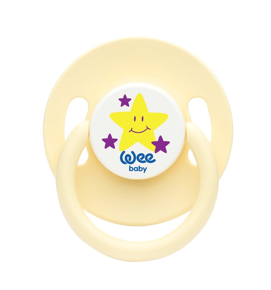 WEE BABY YUVARLAK GÖVDELİ YUVARLAK UÇLU EMZİK 6-18AY NO.2 - SARI