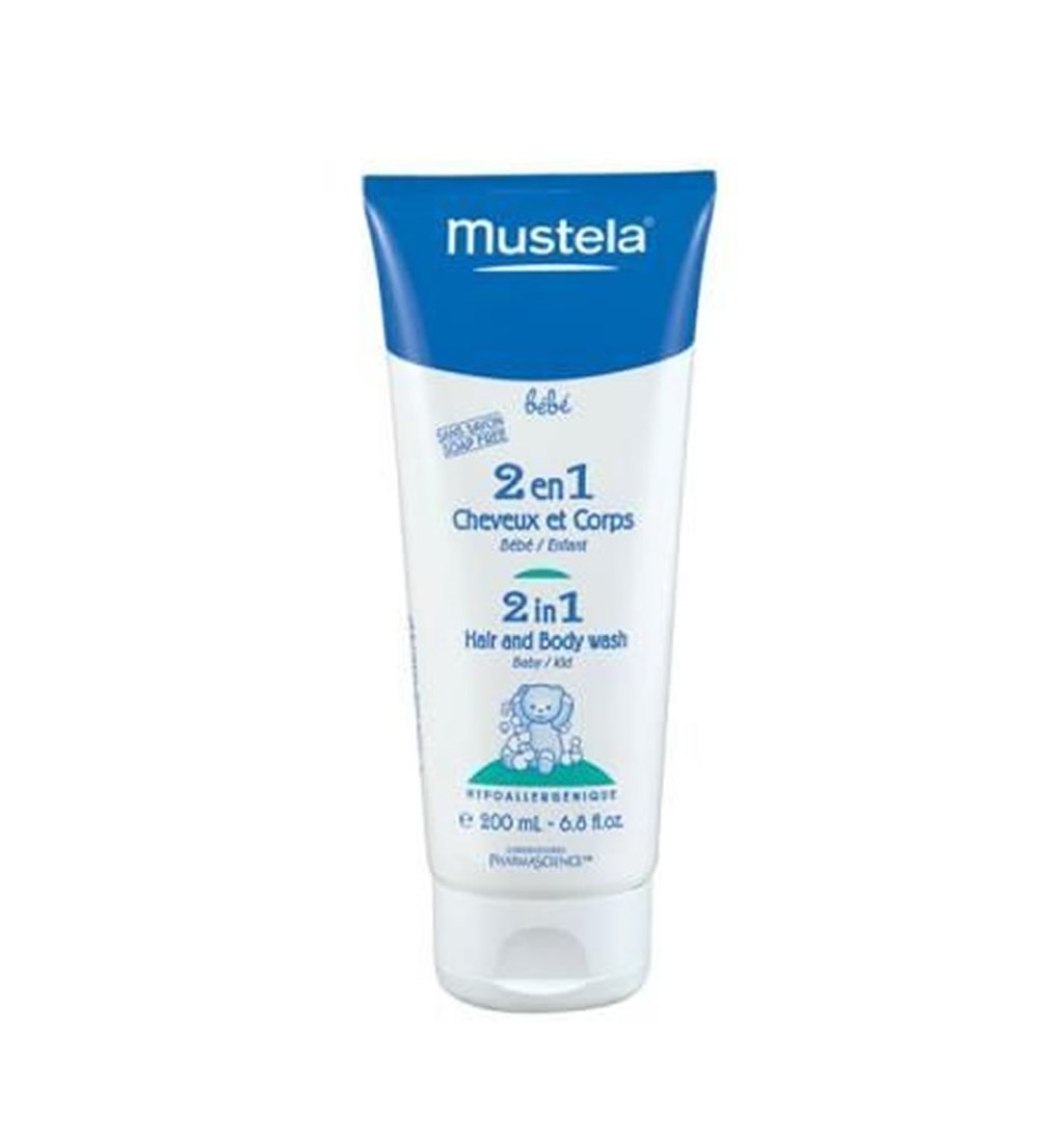 MUSTELA 2 İN 1 HAİR&BODY WASH 200ML - BEBEK ŞAMPUANI