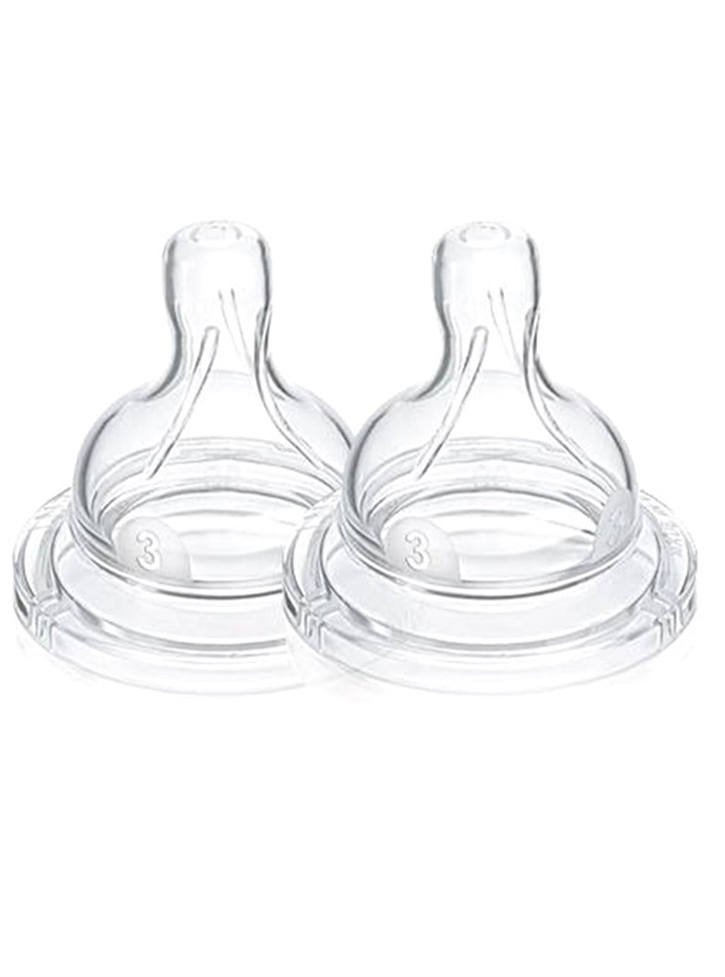 AVENT KLASİK BİBERON EMZİĞİ 3 DELİK 2'Lİ ORTA AKIŞ
