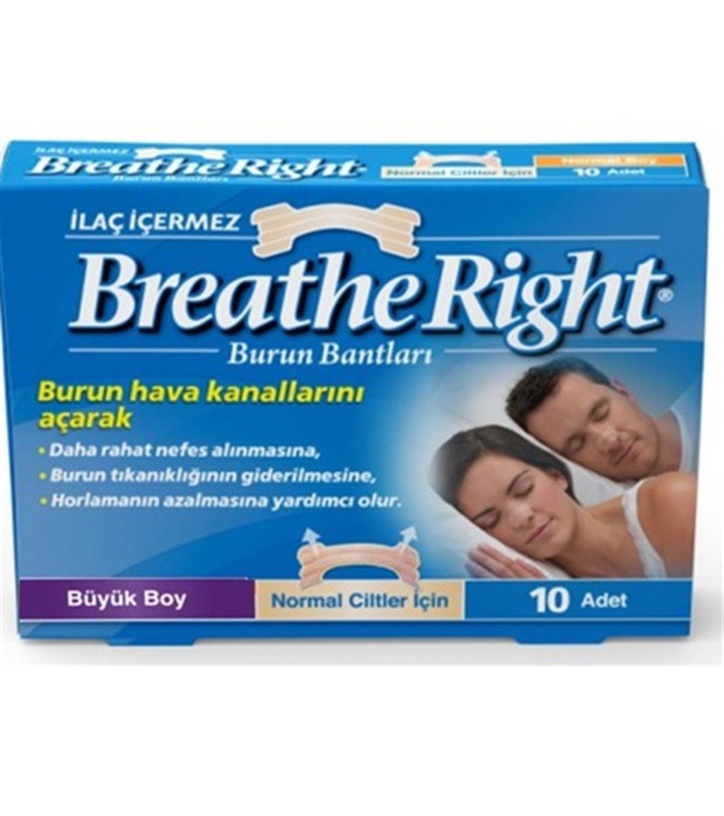 BREATHE RİGHT BURUN BANDI (BÜYÜK BOY)