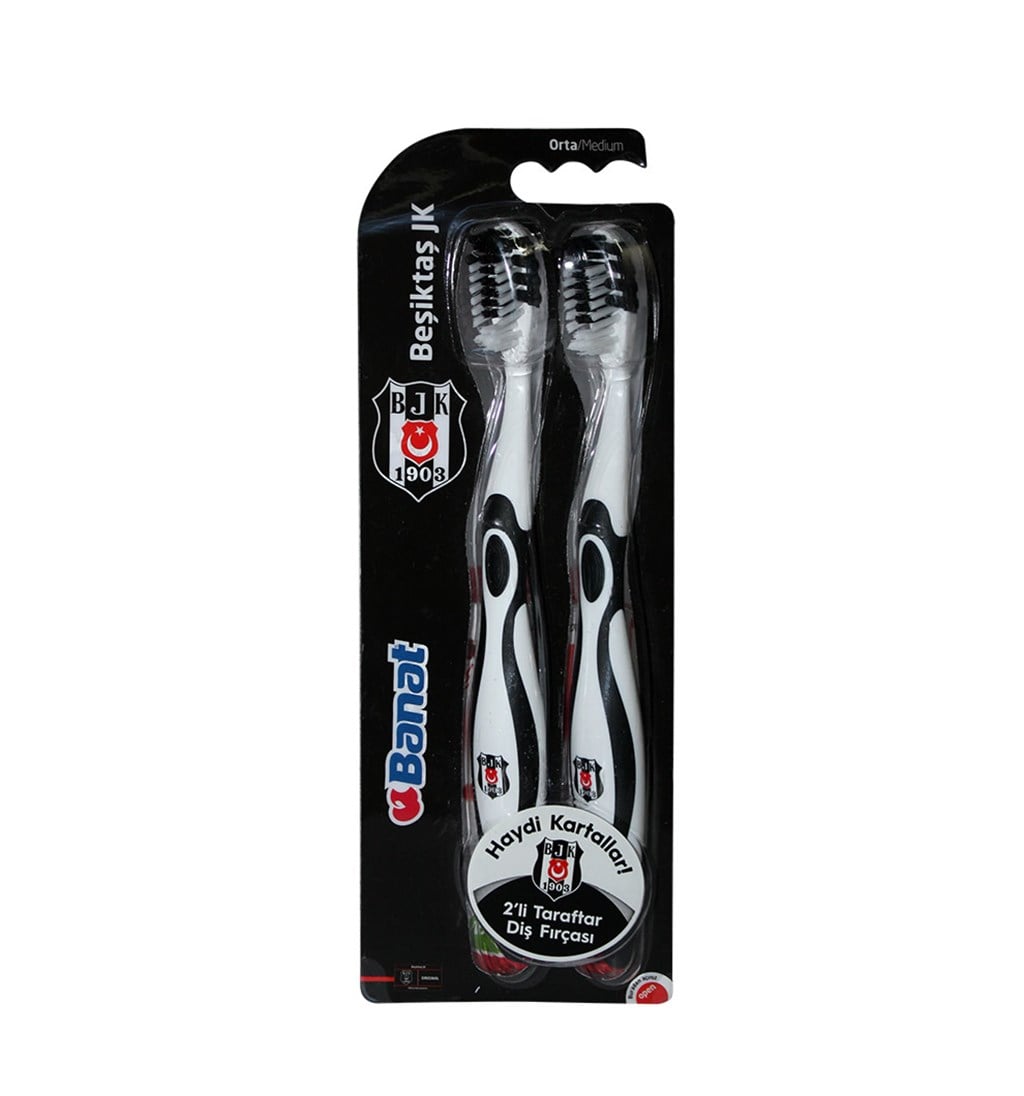 BANAT BEŞİKTAŞ YETİŞKİN 1+1 DİŞ FIRÇASI