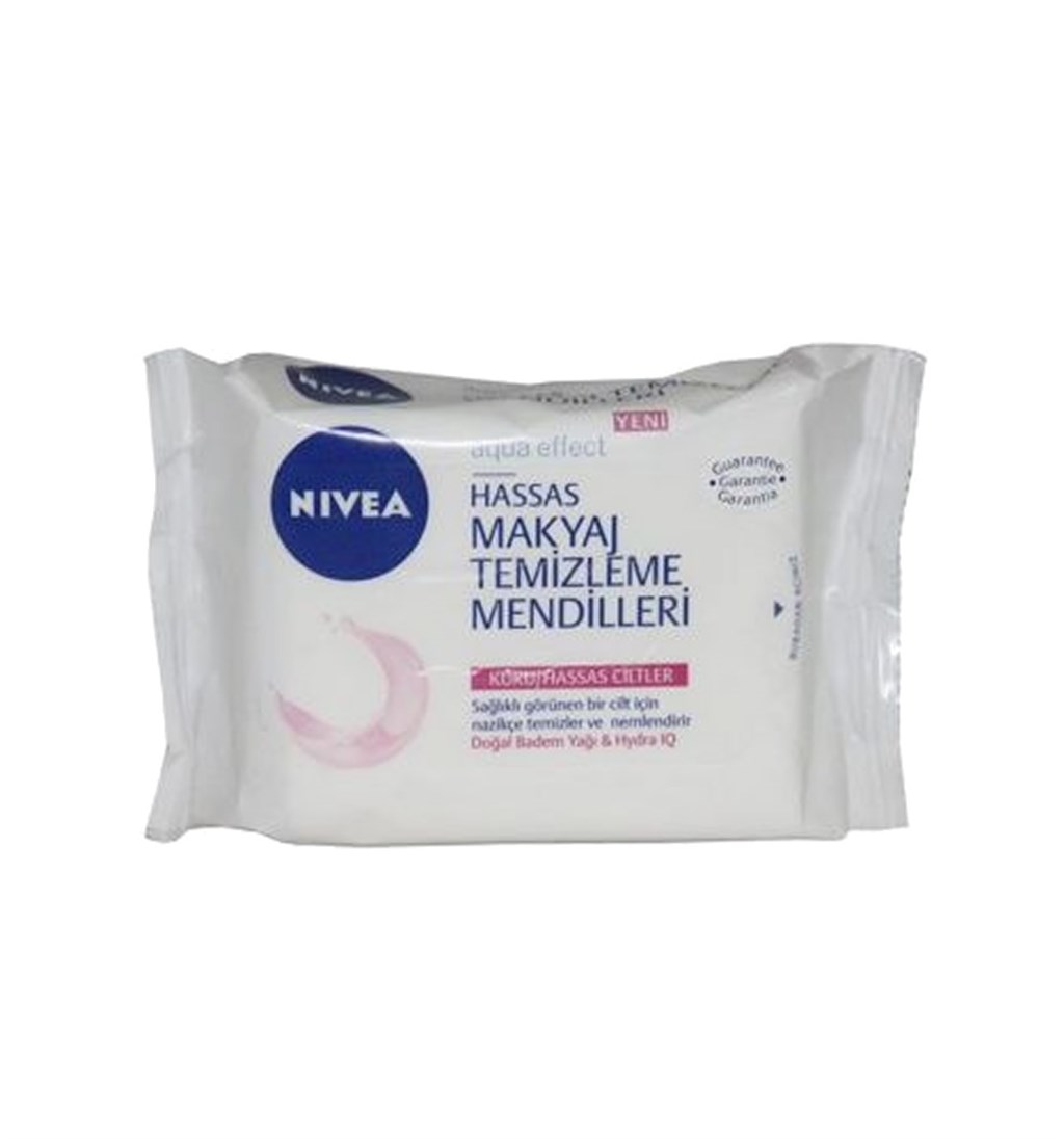 NİVEA VİSAGE MAKYAJ TEMİZLEME MENDİLİ KURU VE HASSAS CİLT