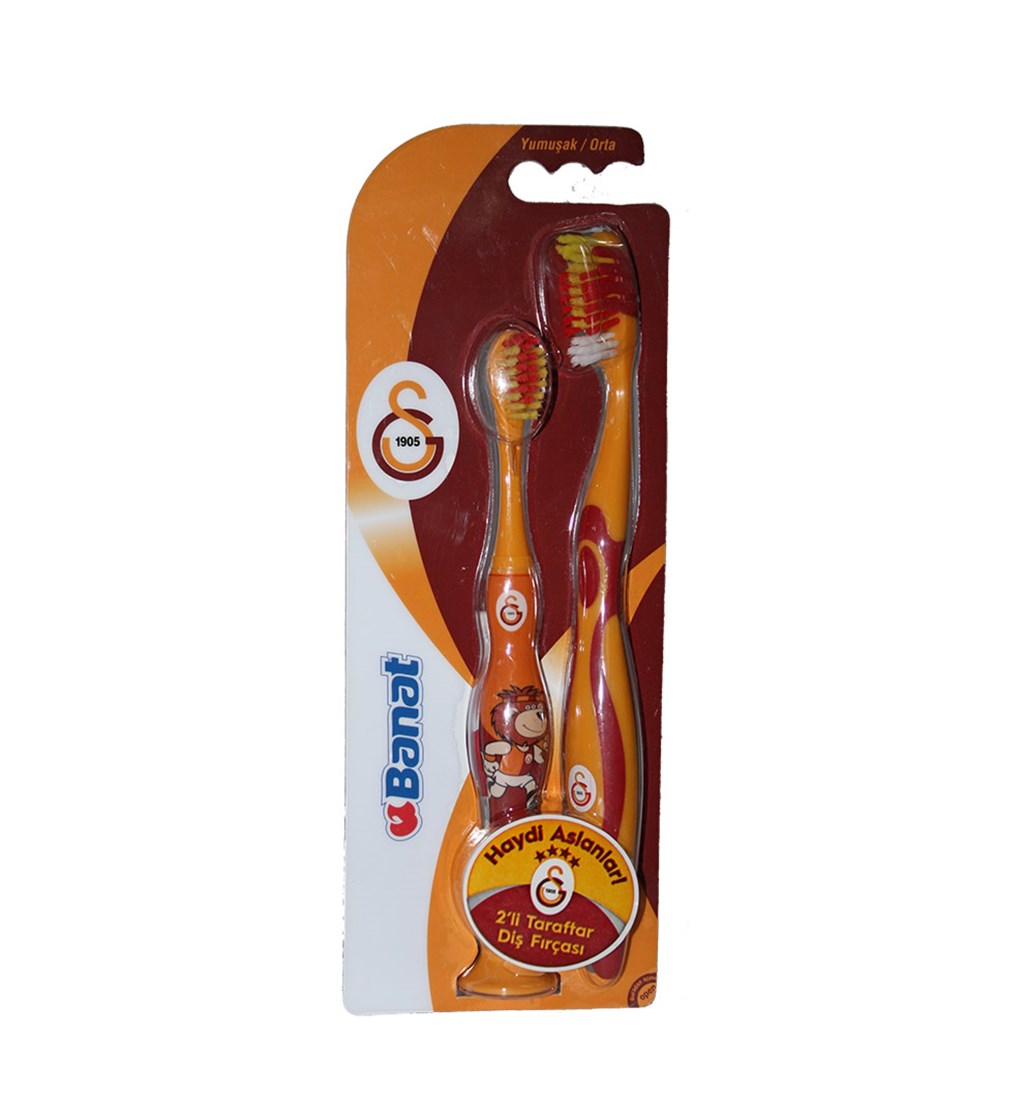 BANAT GALATASARAY YETİŞKİN + ÇOCUK DİŞ FIRÇASI